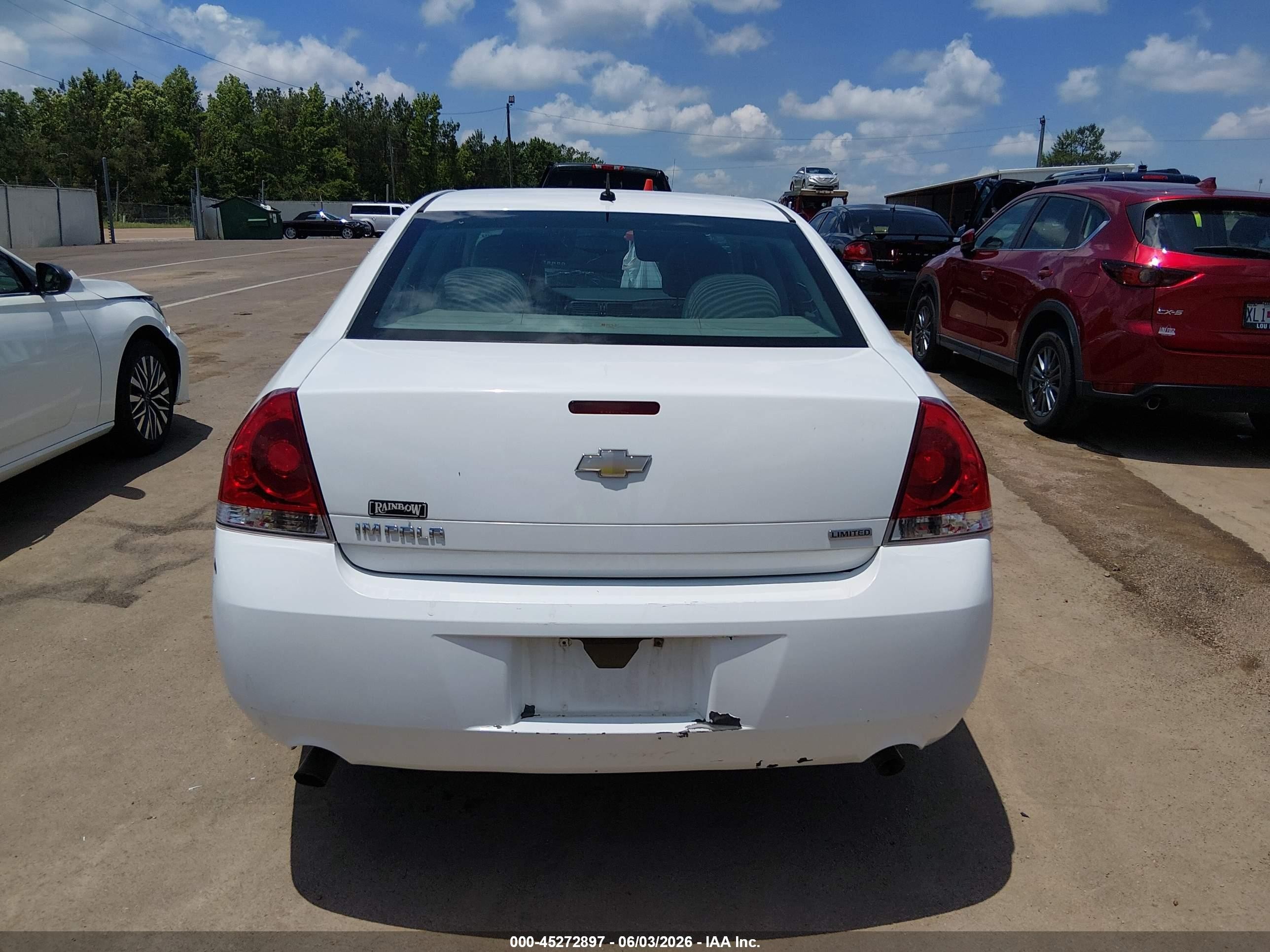 2015 Chevrolet Impala Limited Ls White vin: 2G1WA5E30F1125898