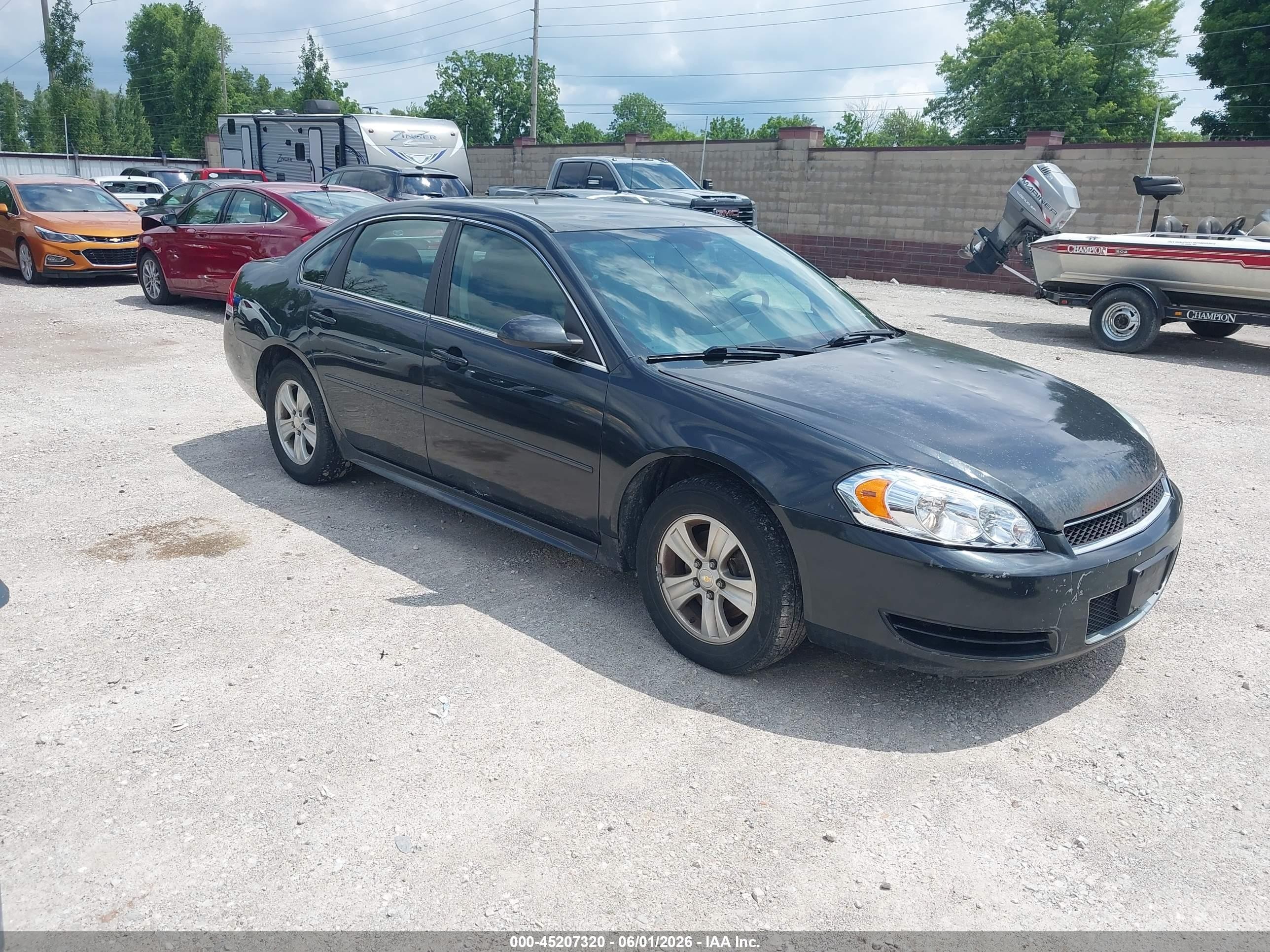2015 Chevrolet Impala Limited Ls Черный vin: 2G1WA5E30F1135475