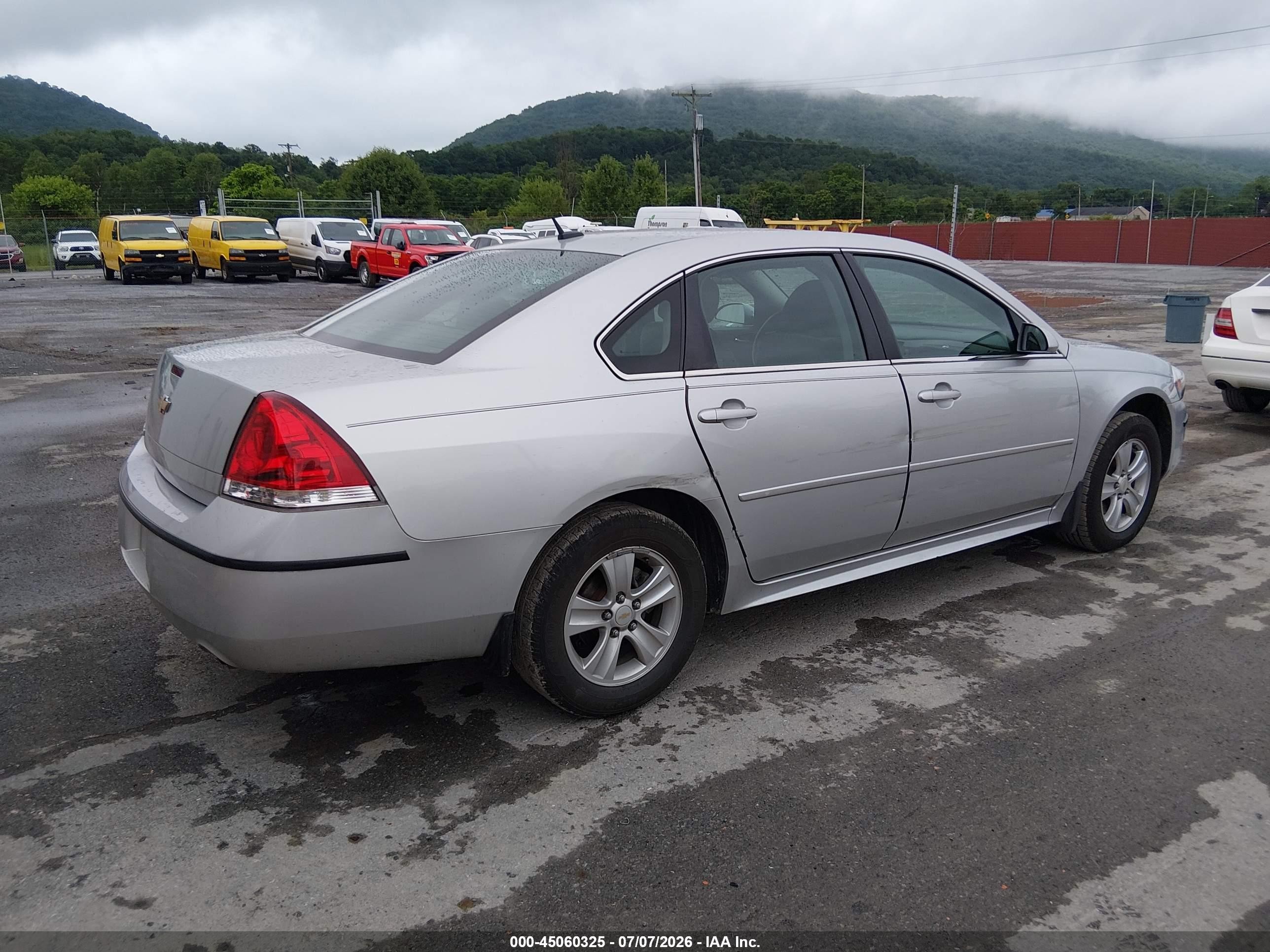 2012 Chevrolet Impala Ls Silver vin: 2G1WA5E31C1150787