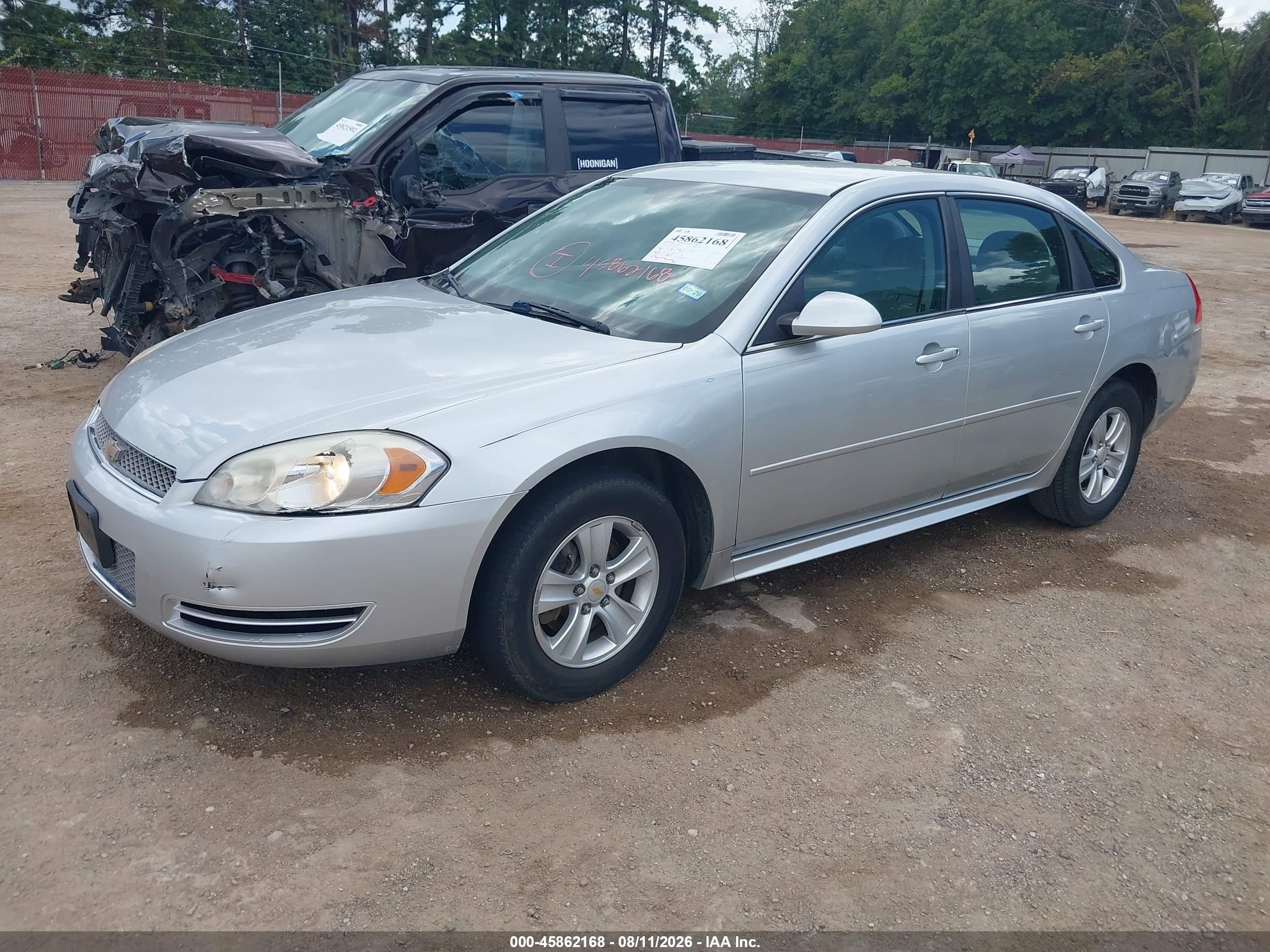 2012 Chevrolet Impala Ls Silver vin: 2G1WA5E31C1188326