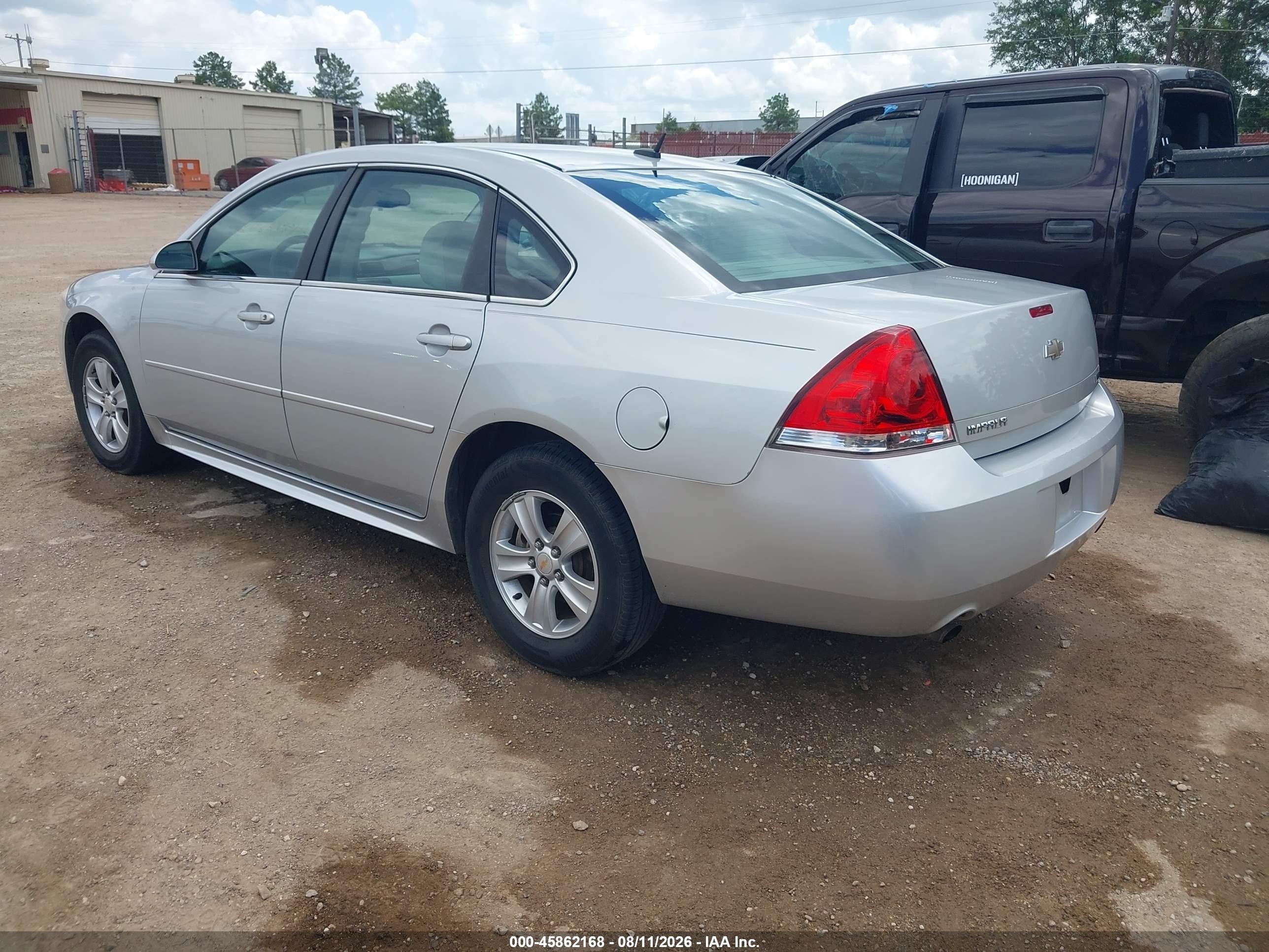 2012 Chevrolet Impala Ls Silver vin: 2G1WA5E31C1188326
