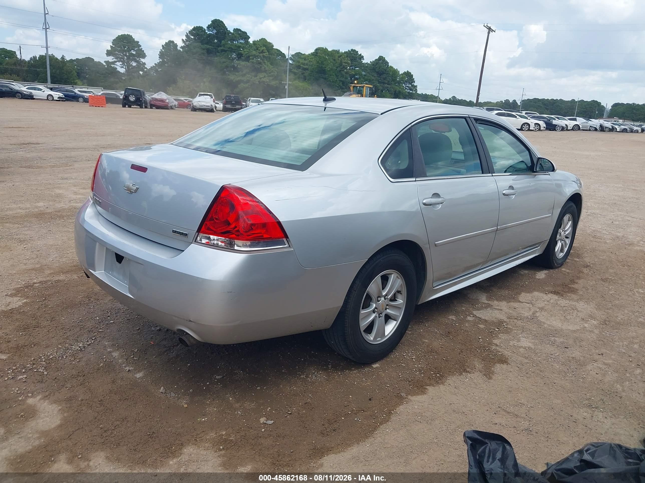 2012 Chevrolet Impala Ls Silver vin: 2G1WA5E31C1188326