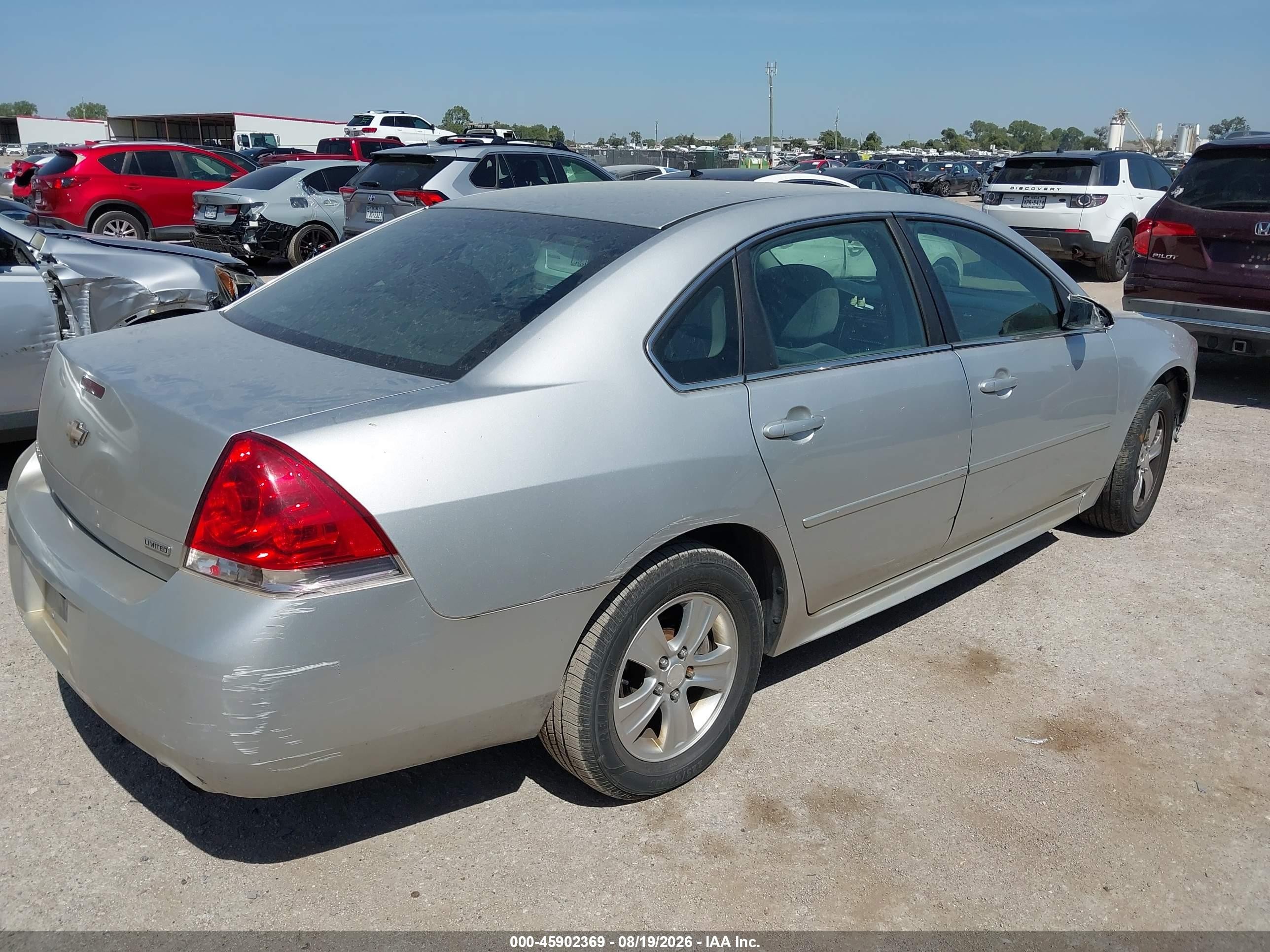 2014 Chevrolet Impala Limited Ls Silver vin: 2G1WA5E31E1179628
