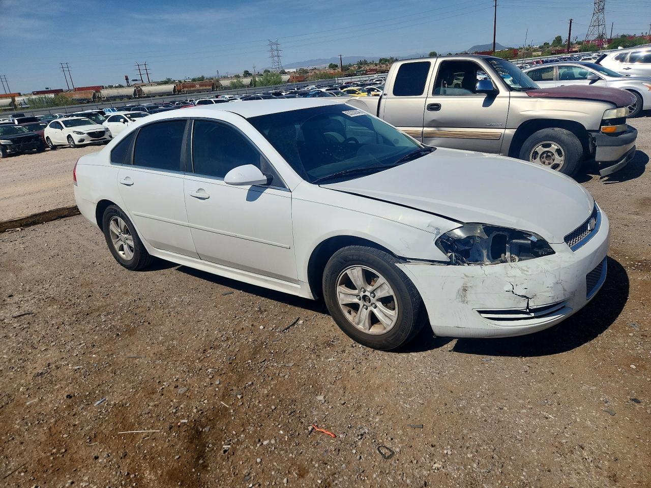 2013 Chevrolet Impala Ls White vin: 2G1WA5E32D1192676