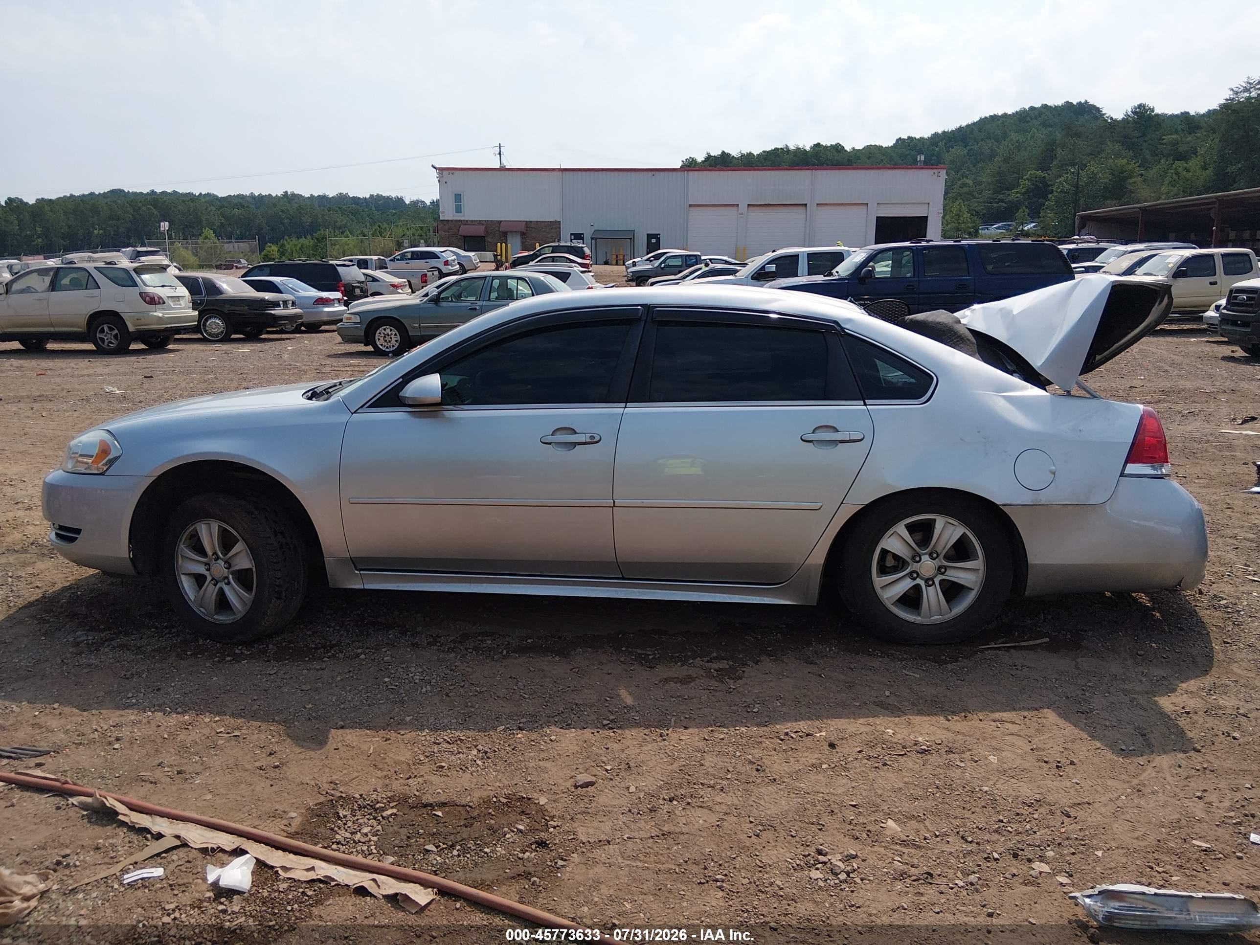 2014 Chevrolet Impala Limited Ls Silver vin: 2G1WA5E32E1177127