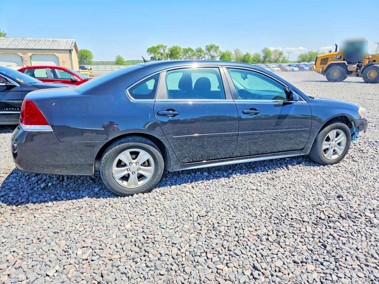 2012 Chevrolet Impala Ls Black vin: 2G1WA5E33C1147776