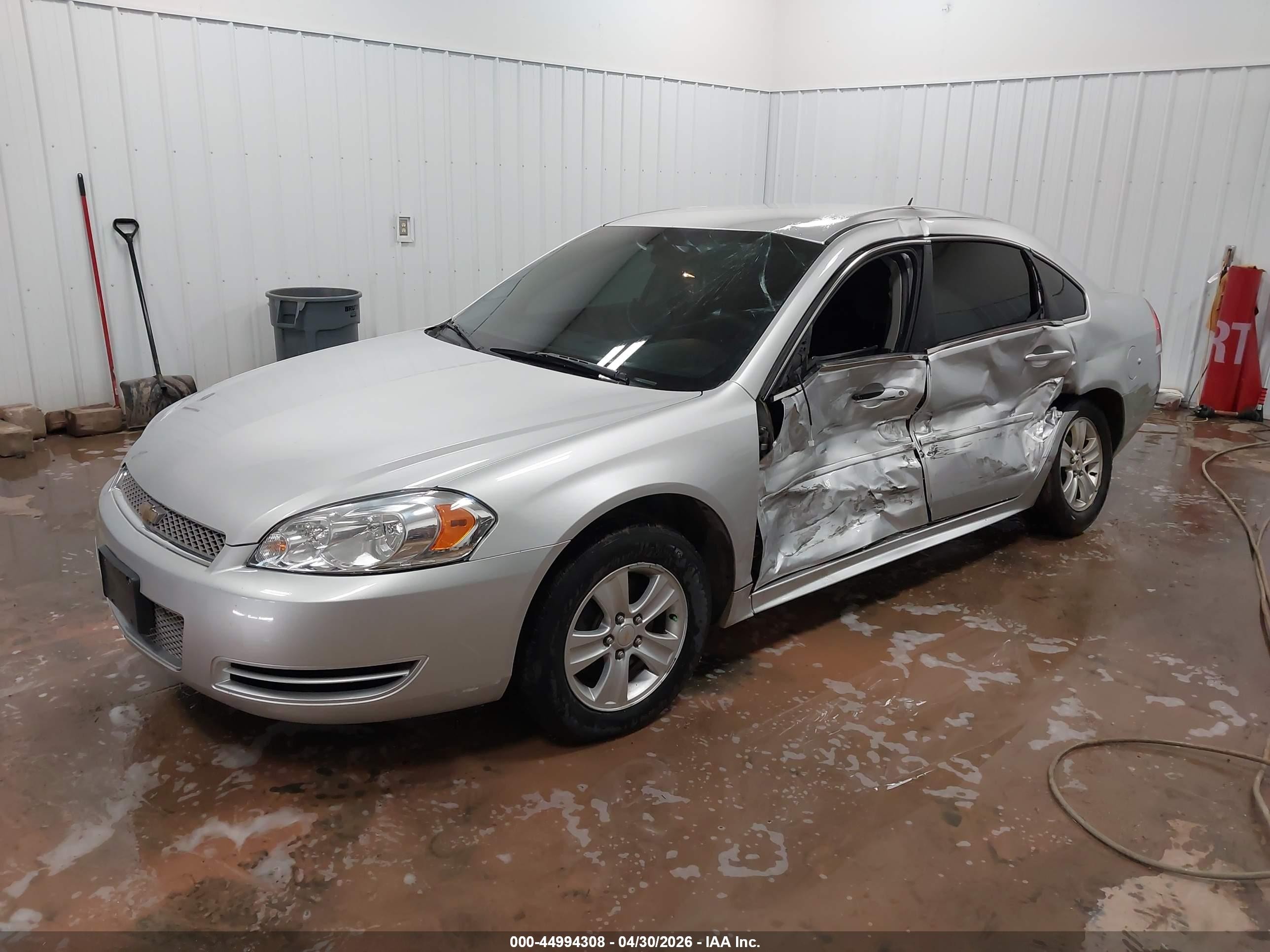 2013 Chevrolet Impala Ls Silver vin: 2G1WA5E33D1175465