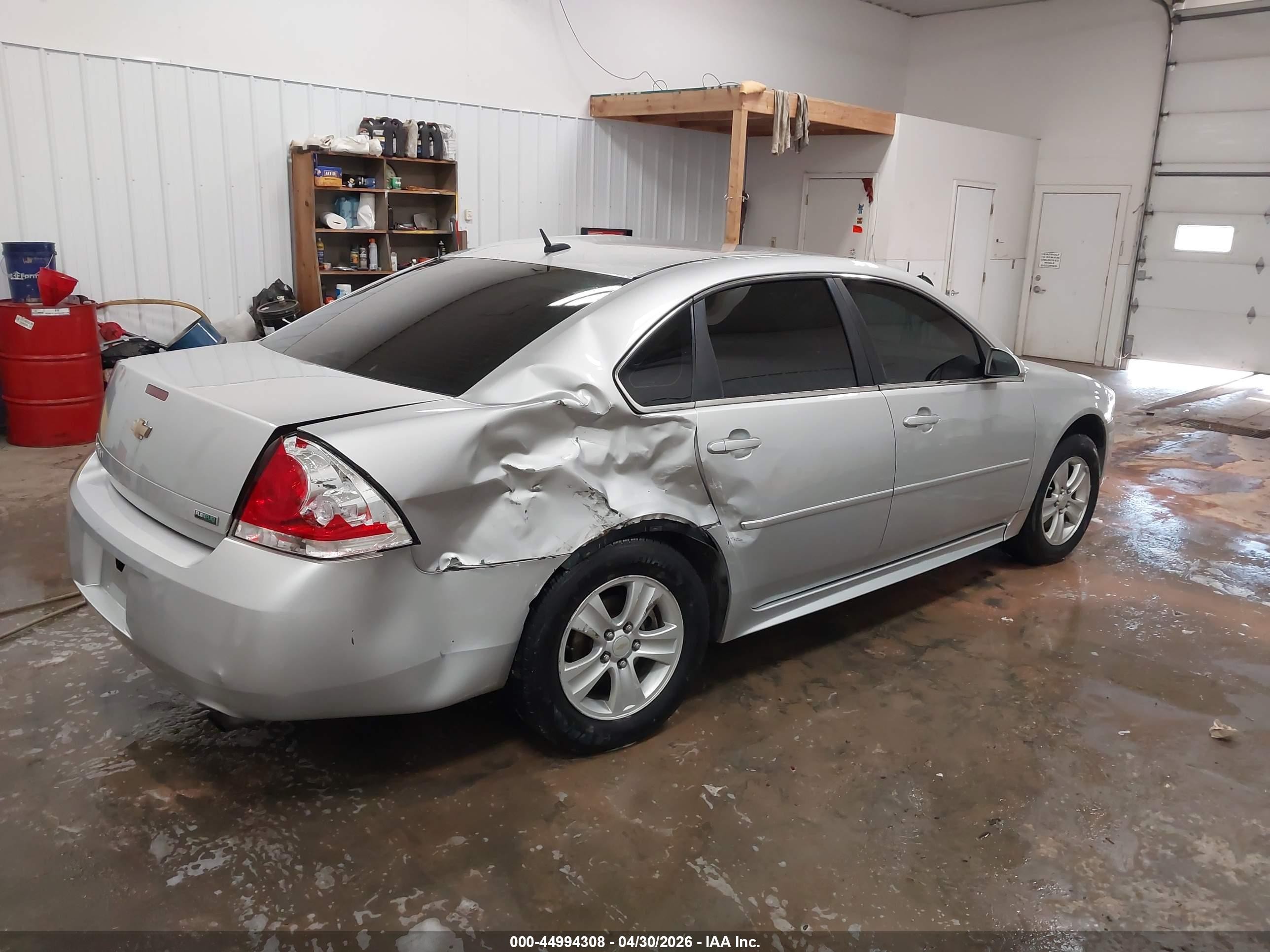 2013 Chevrolet Impala Ls Silver vin: 2G1WA5E33D1175465