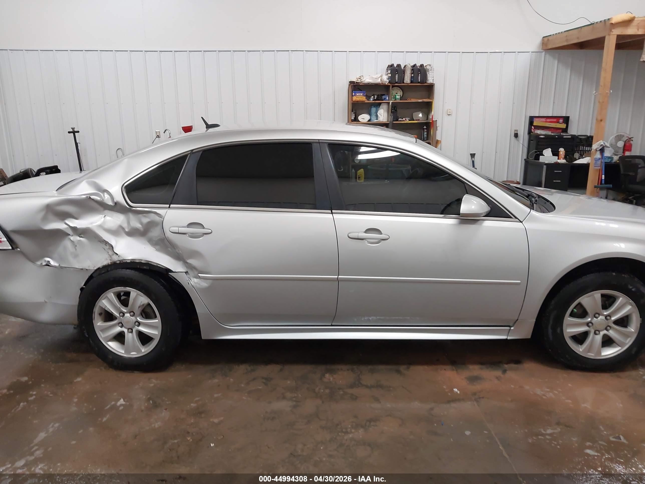 2013 Chevrolet Impala Ls Silver vin: 2G1WA5E33D1175465