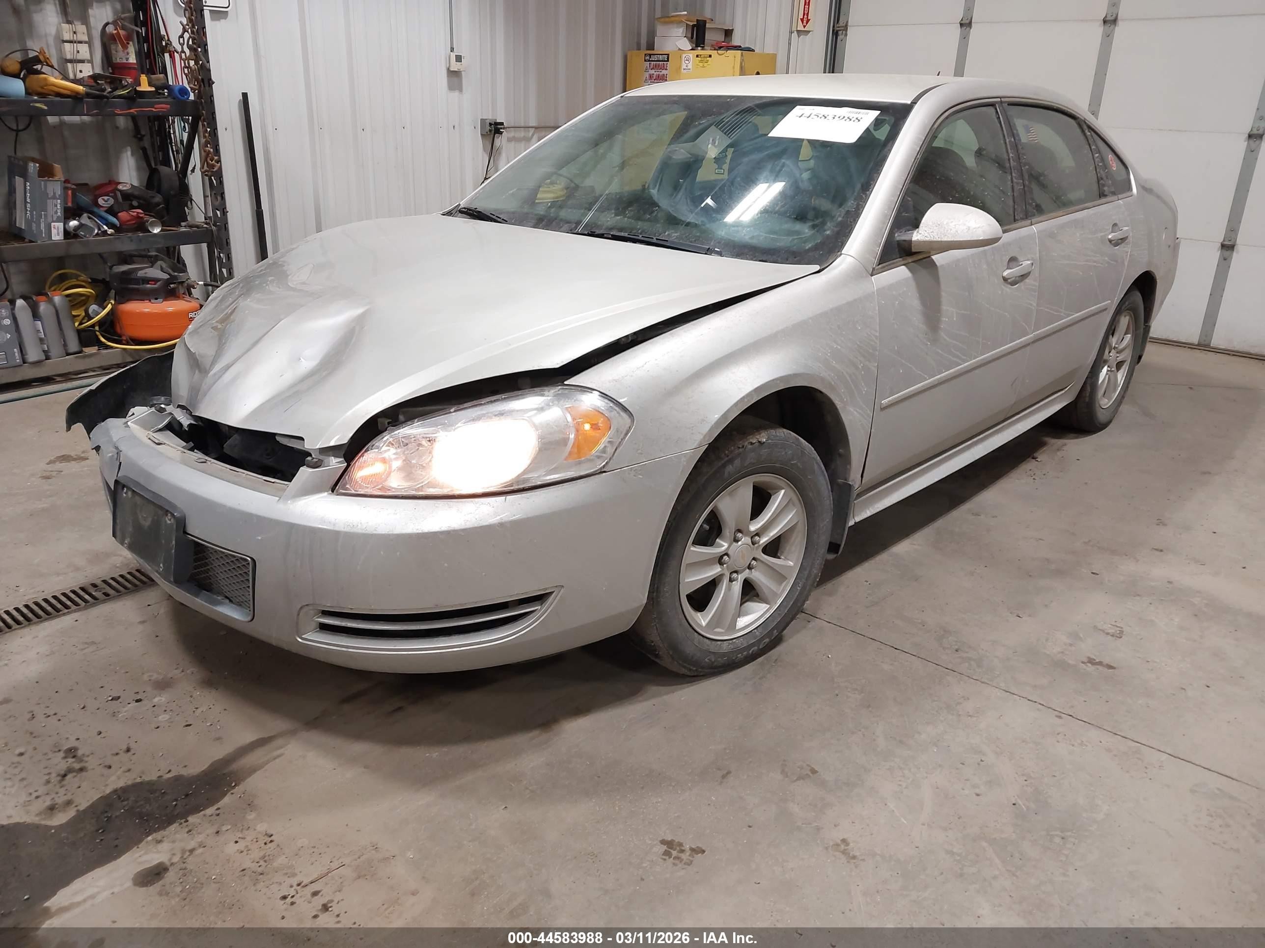 2014 Chevrolet Impala Limited Ls Silver vin: 2G1WA5E33E1149997