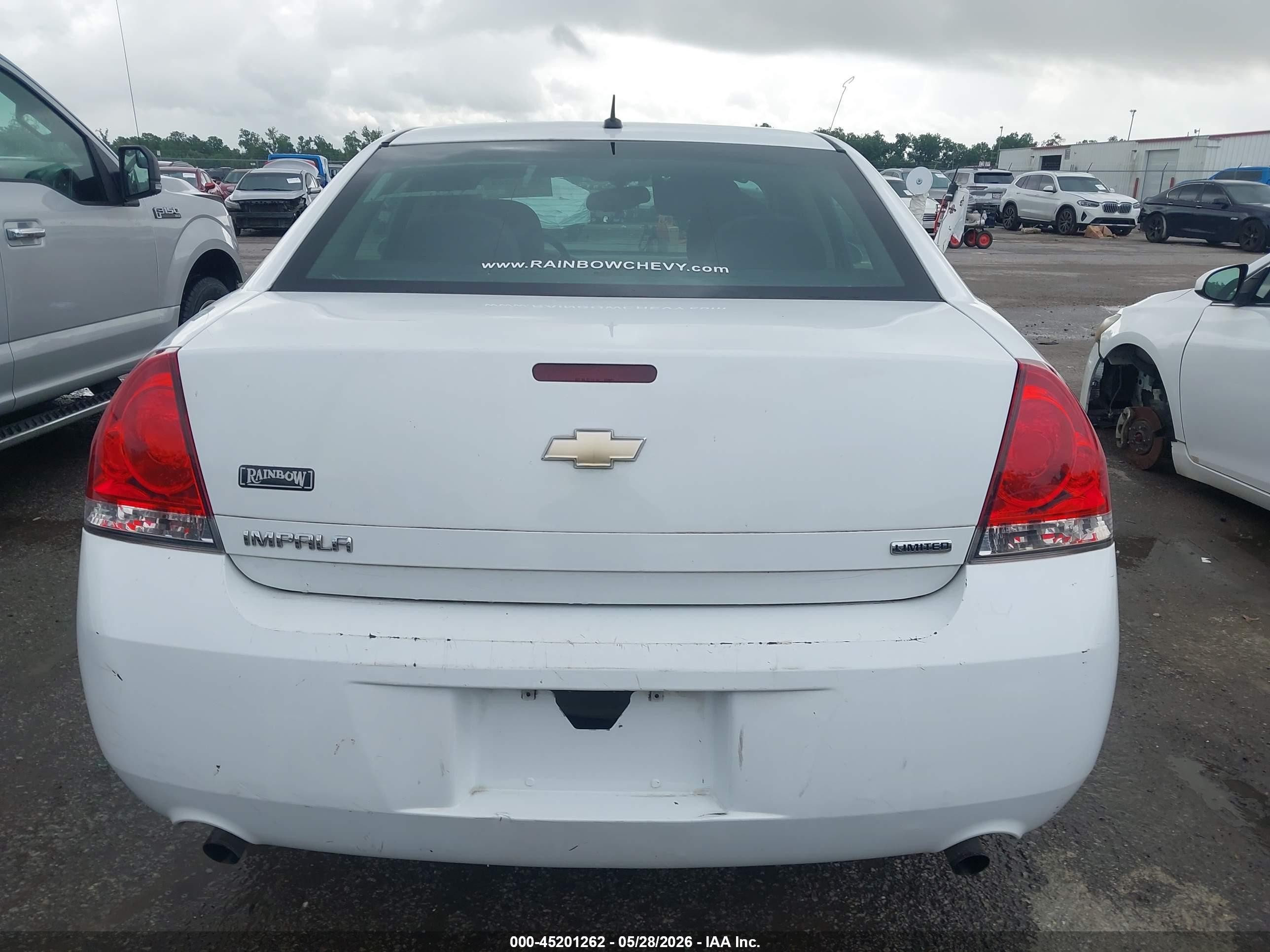 2016 Chevrolet Impala Limited Ls White vin: 2G1WA5E34G1133794