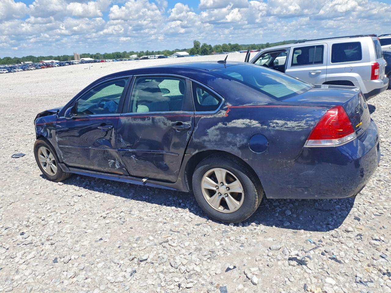 2012 Chevrolet Impala Ls Blue vin: 2G1WA5E35C1198616