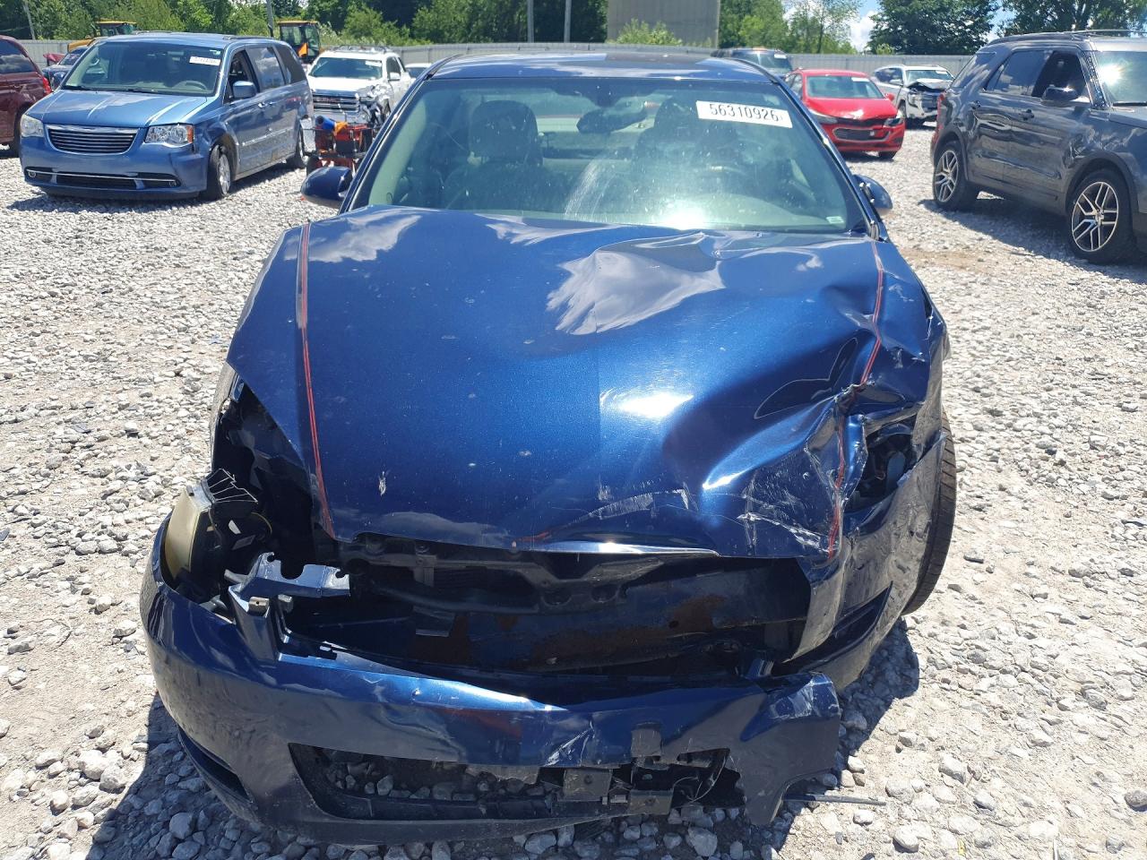 2012 Chevrolet Impala Ls Blue vin: 2G1WA5E35C1198616