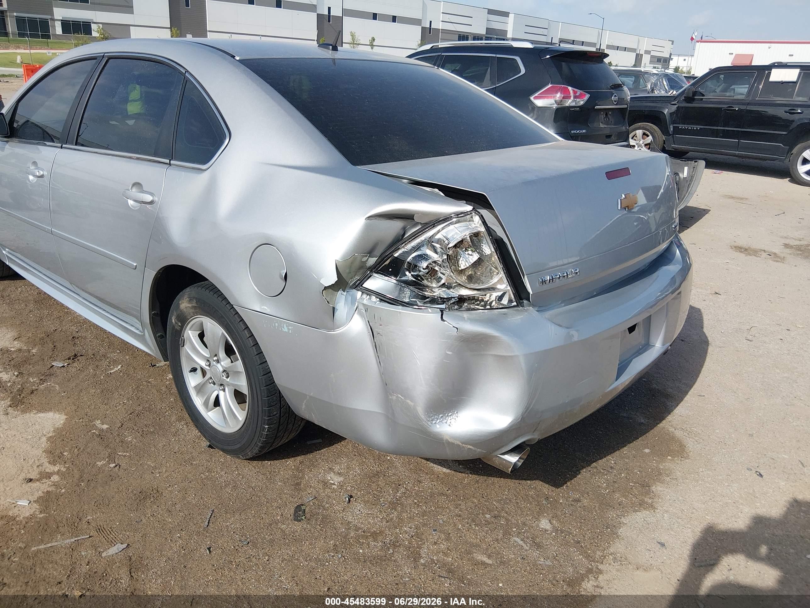 2014 Chevrolet Impala Limited Ls Серебряный vin: 2G1WA5E35E1100512
