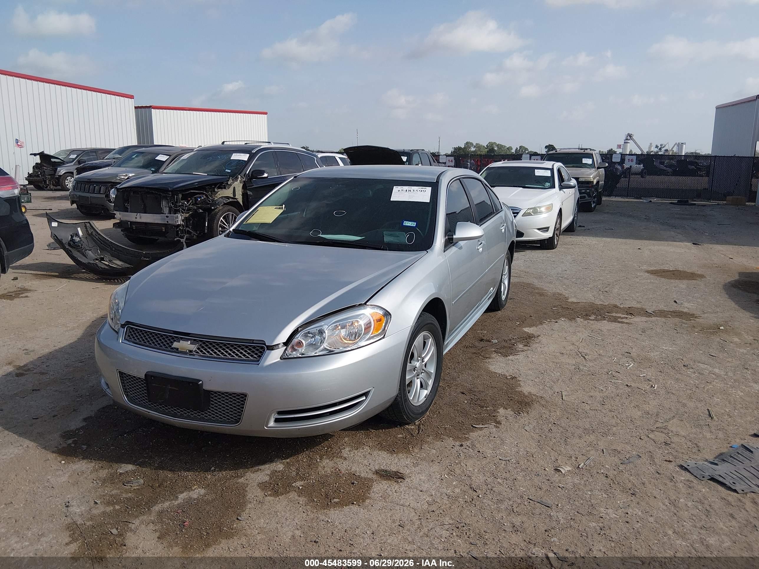 2014 Chevrolet Impala Limited Ls Серебряный vin: 2G1WA5E35E1100512