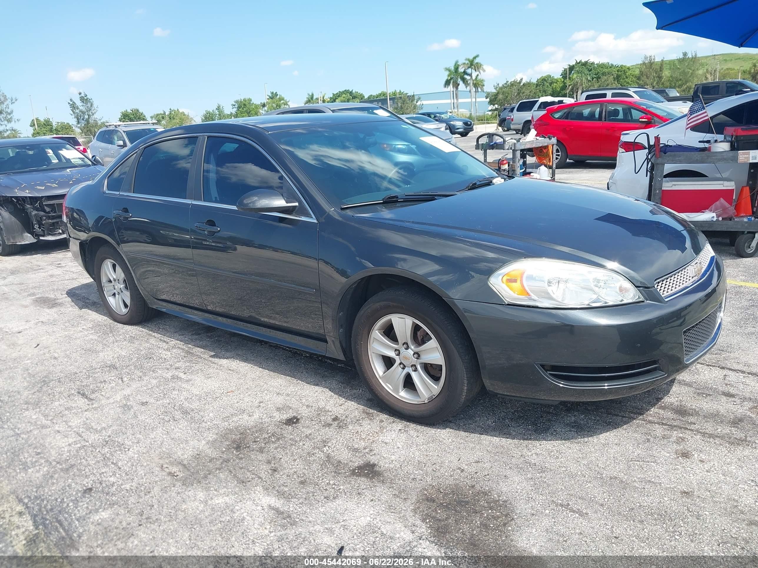 2014 Chevrolet Impala Limited Ls Gray vin: 2G1WA5E35E1138855