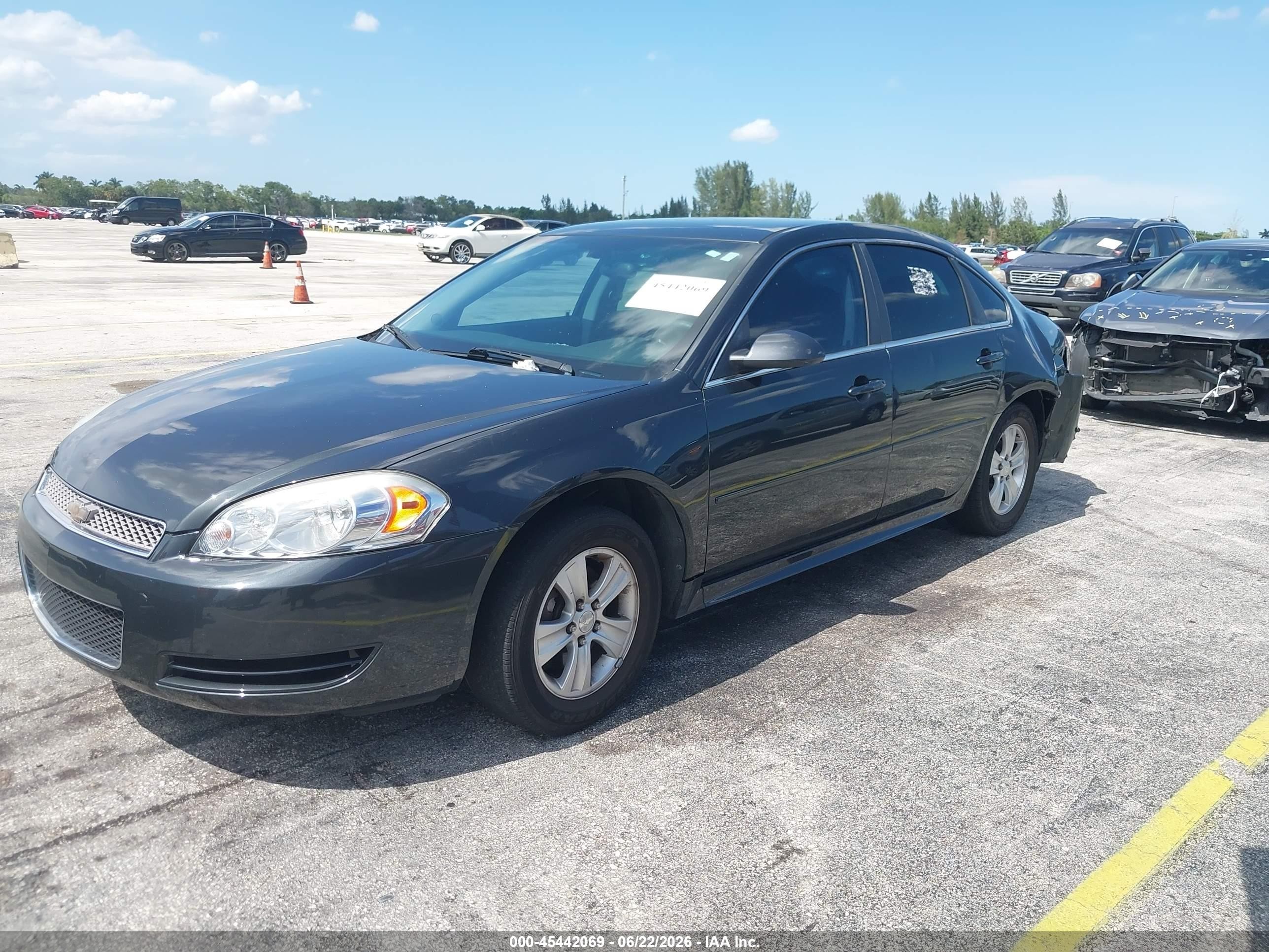 2014 Chevrolet Impala Limited Ls Gray vin: 2G1WA5E35E1138855
