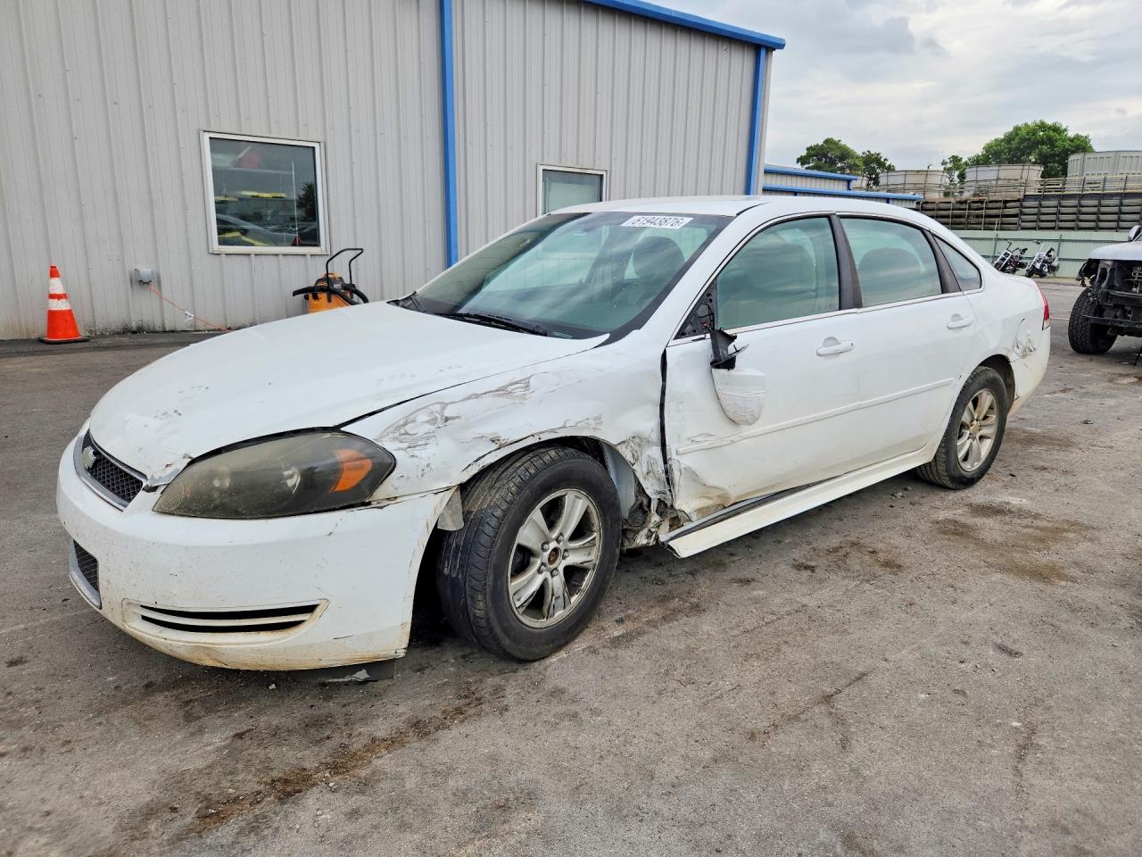 2014 Chevrolet Impala Limited Ls Белый vin: 2G1WA5E35E1142310