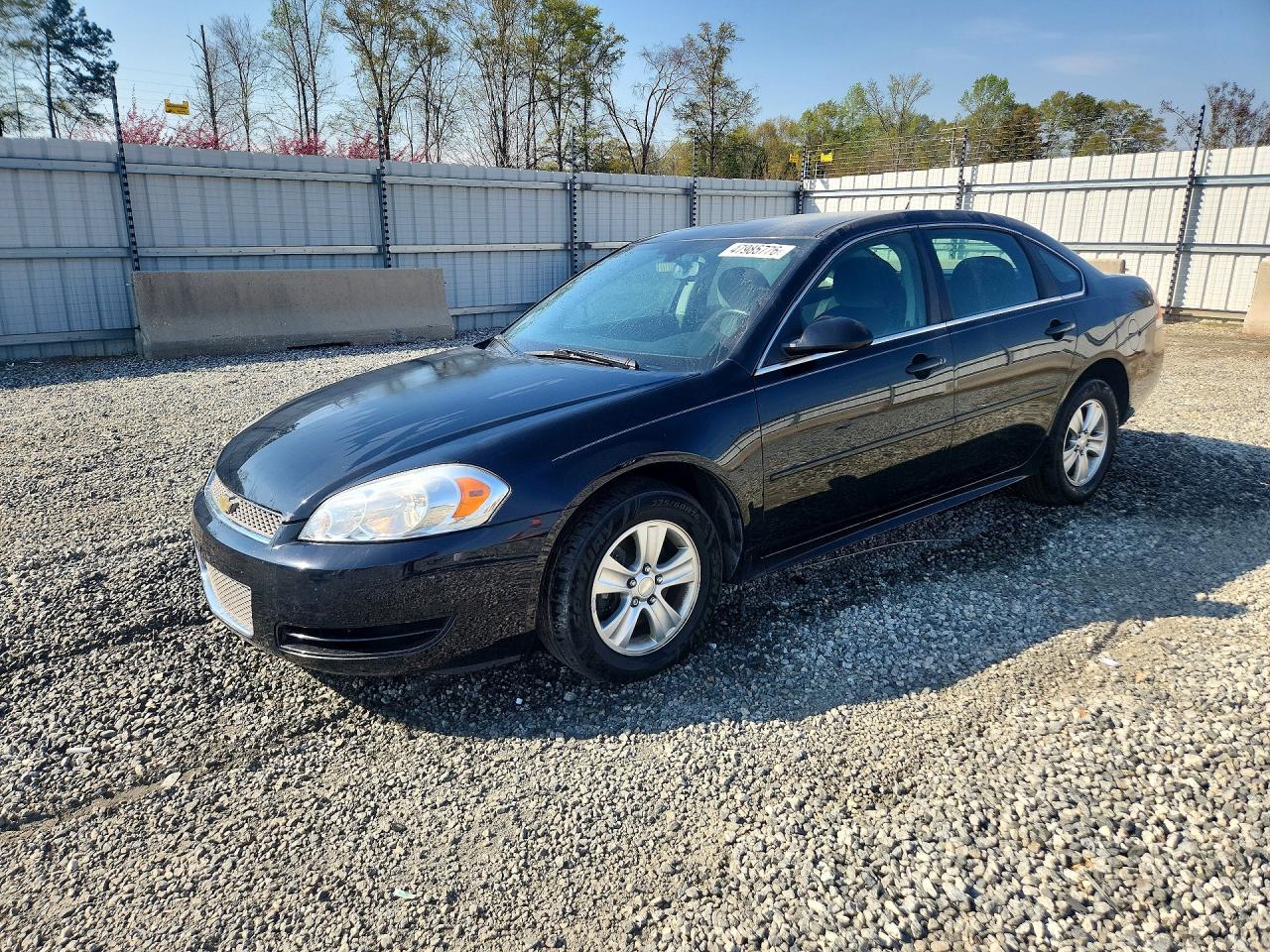2014 Chevrolet Impala Limited Ls Black vin: 2G1WA5E35E1164498