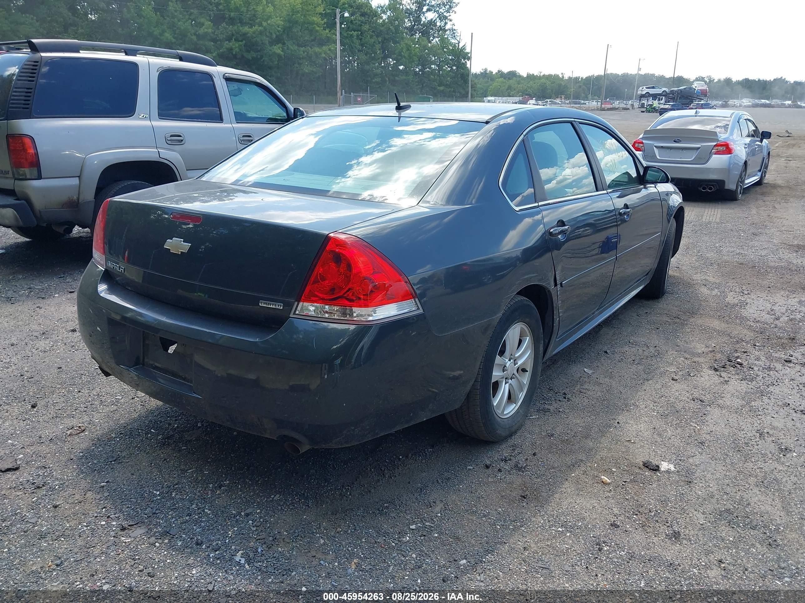 2014 Chevrolet Impala Limited Ls Gray vin: 2G1WA5E35E1178367