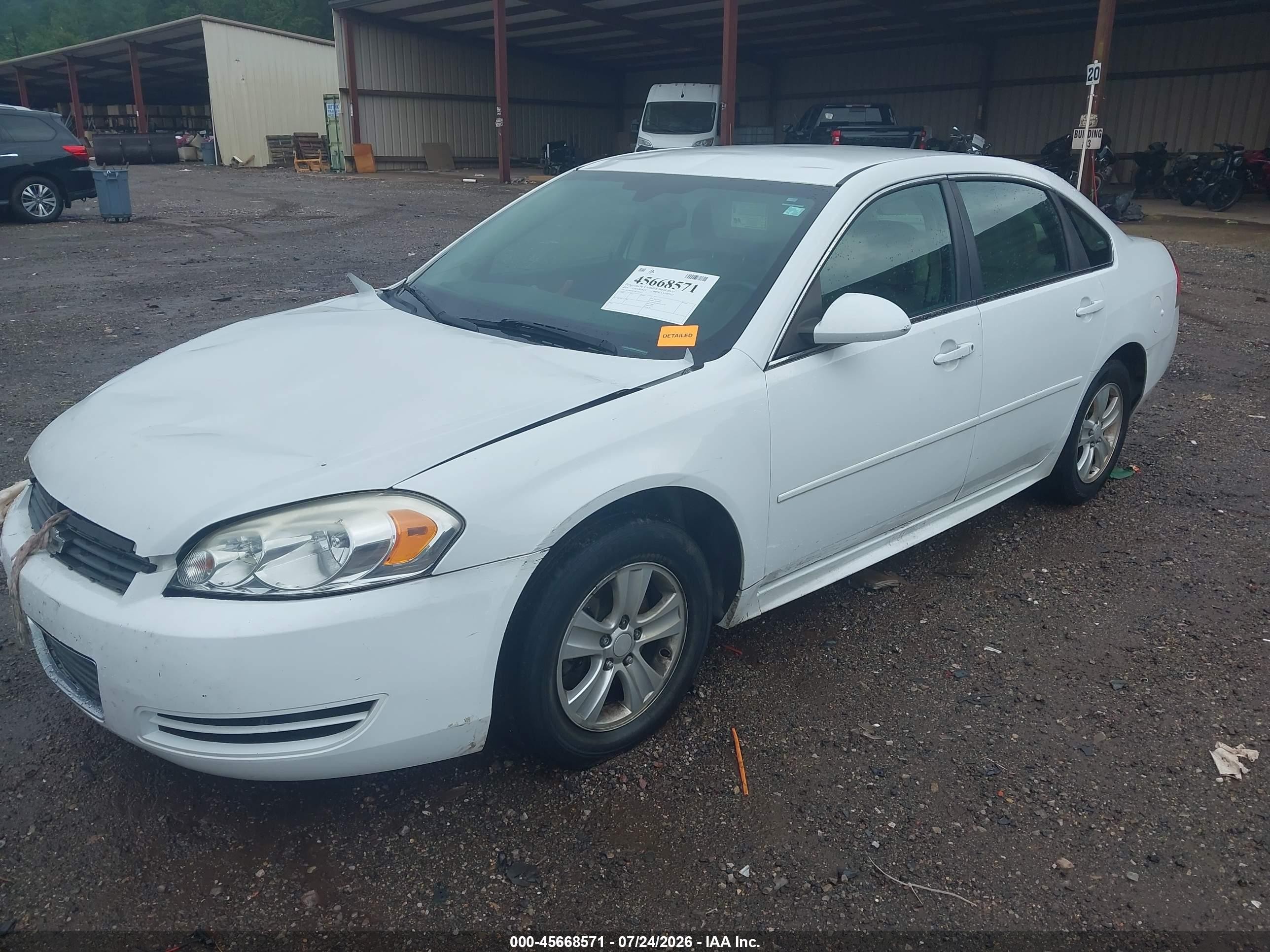 2014 Chevrolet Impala Limited Ls Белый vin: 2G1WA5E35E1188431
