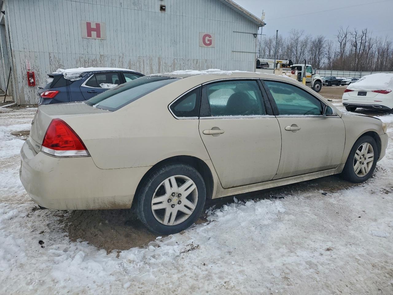 2012 Chevrolet Impala Ls Cream vin: 2G1WA5E36C1108213