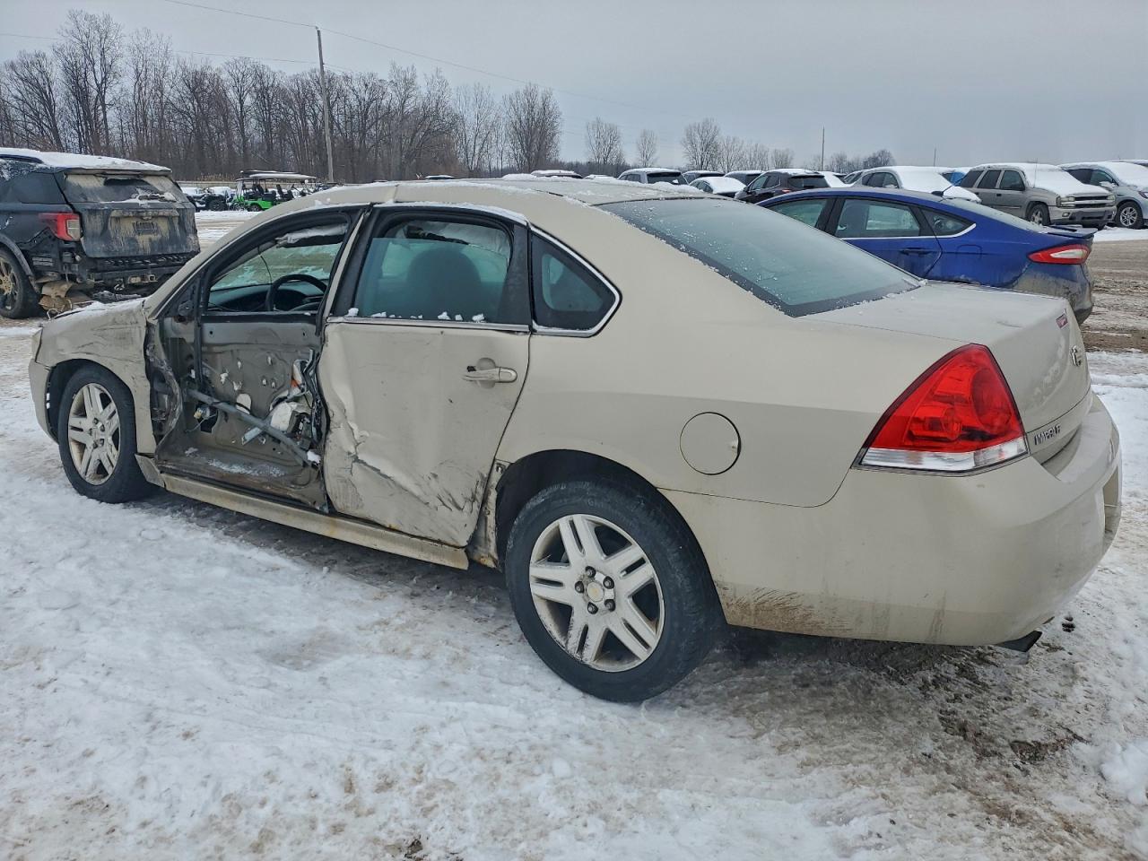 2012 Chevrolet Impala Ls Cream vin: 2G1WA5E36C1108213