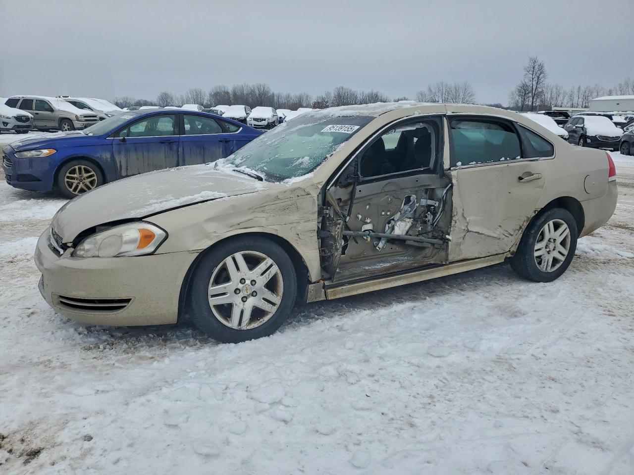2012 Chevrolet Impala Ls Cream vin: 2G1WA5E36C1108213
