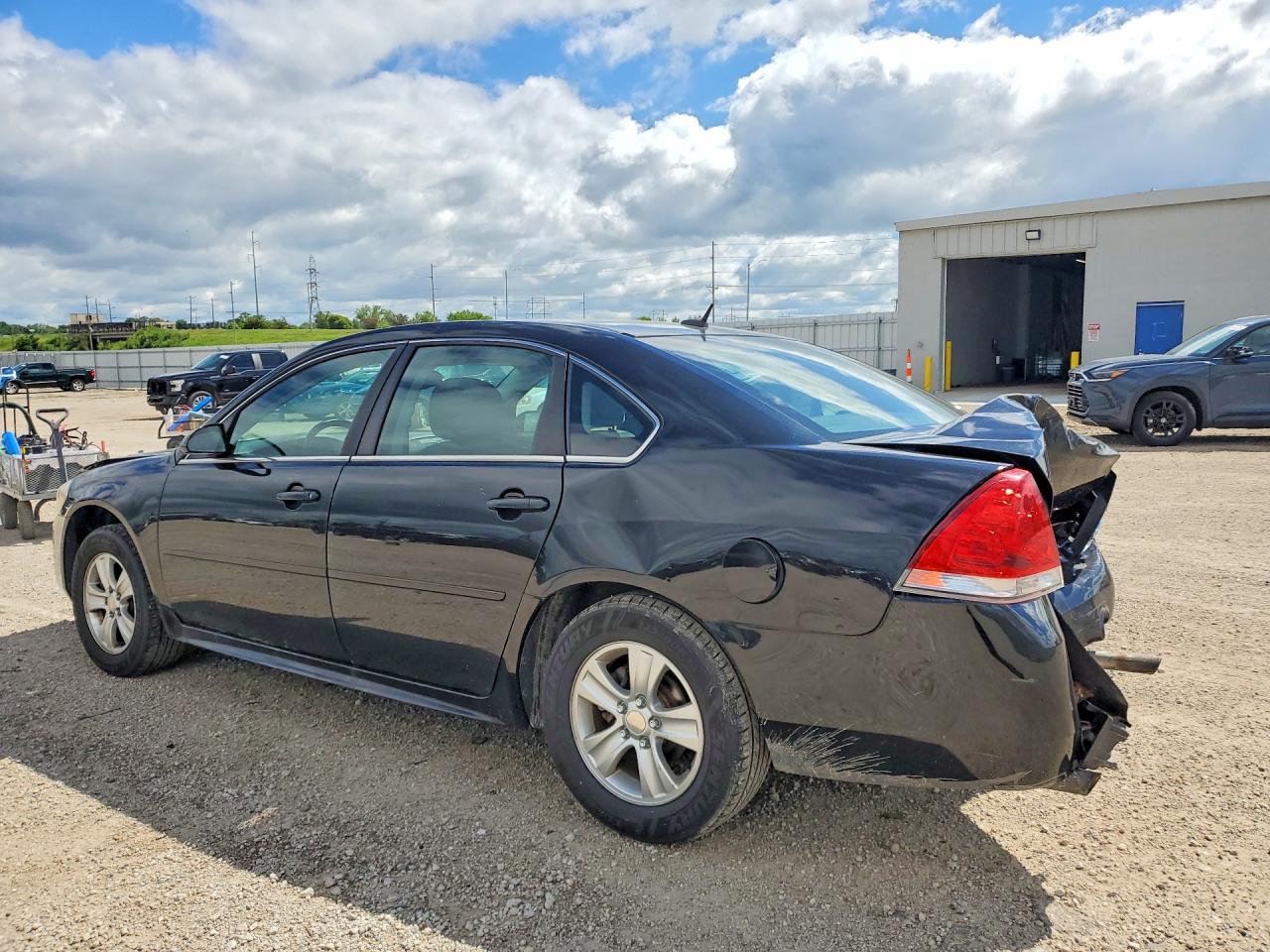 2012 Chevrolet Impala Ls Black vin: 2G1WA5E36C1119311