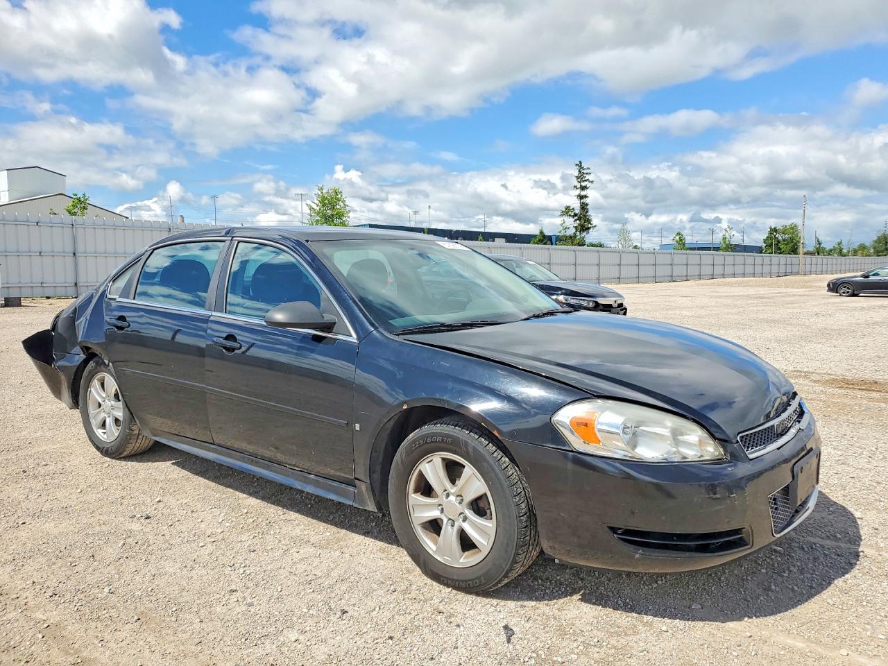 2012 Chevrolet Impala Ls Black vin: 2G1WA5E36C1119311