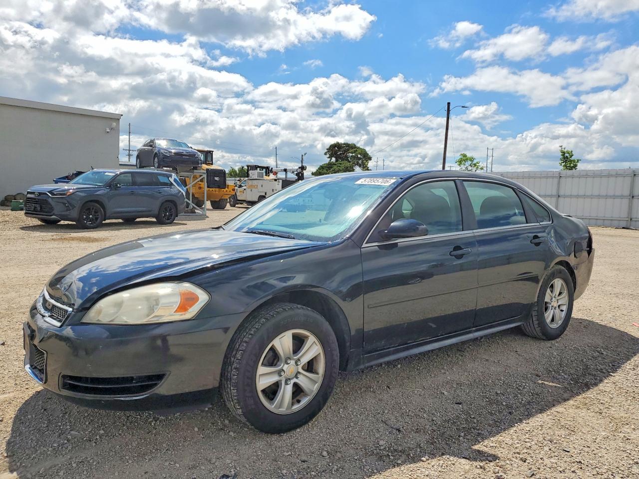 2012 Chevrolet Impala Ls Black vin: 2G1WA5E36C1119311