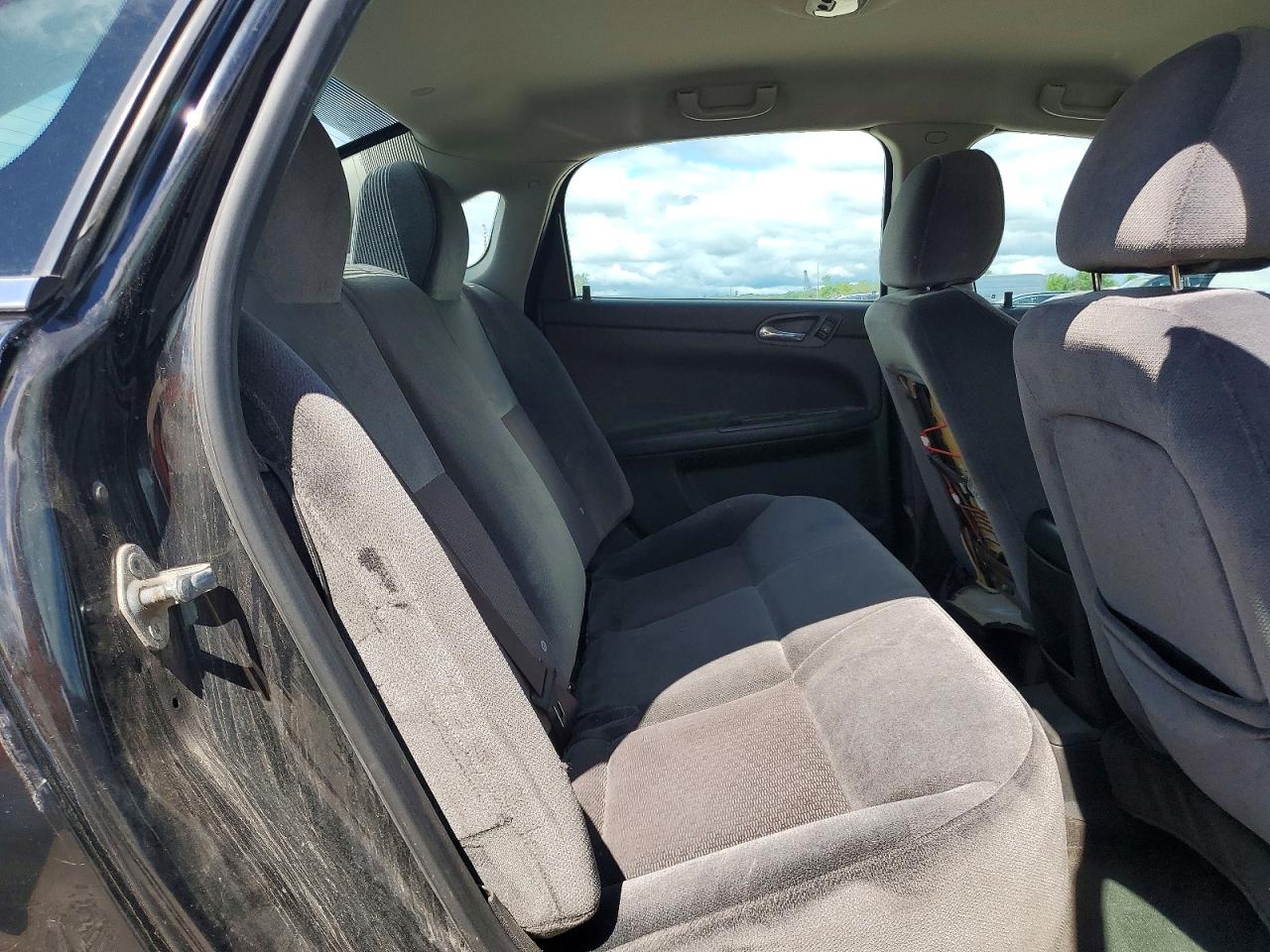2012 Chevrolet Impala Ls Black vin: 2G1WA5E36C1119311