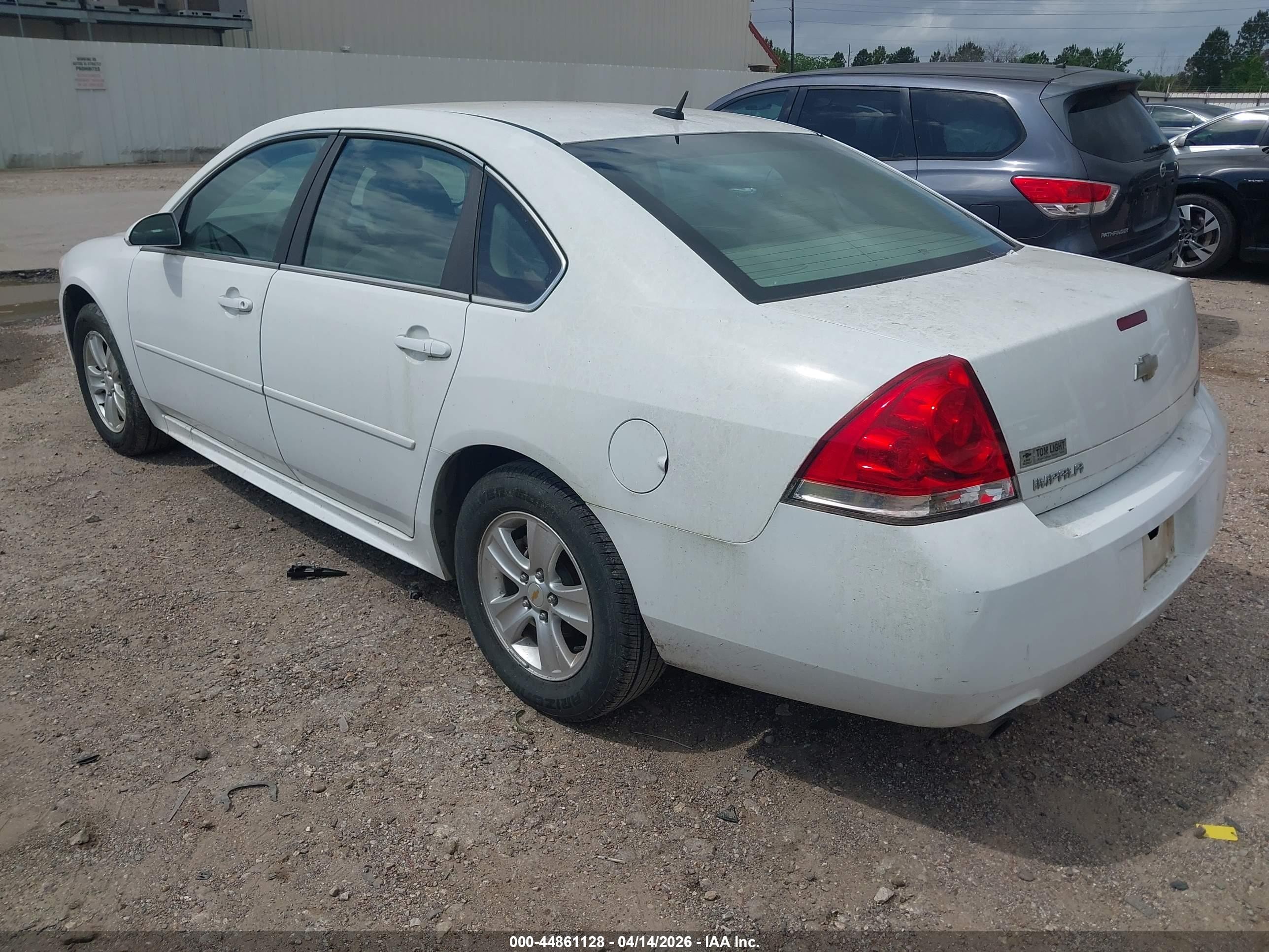 2013 Chevrolet Impala Ls White vin: 2G1WA5E36D1119276