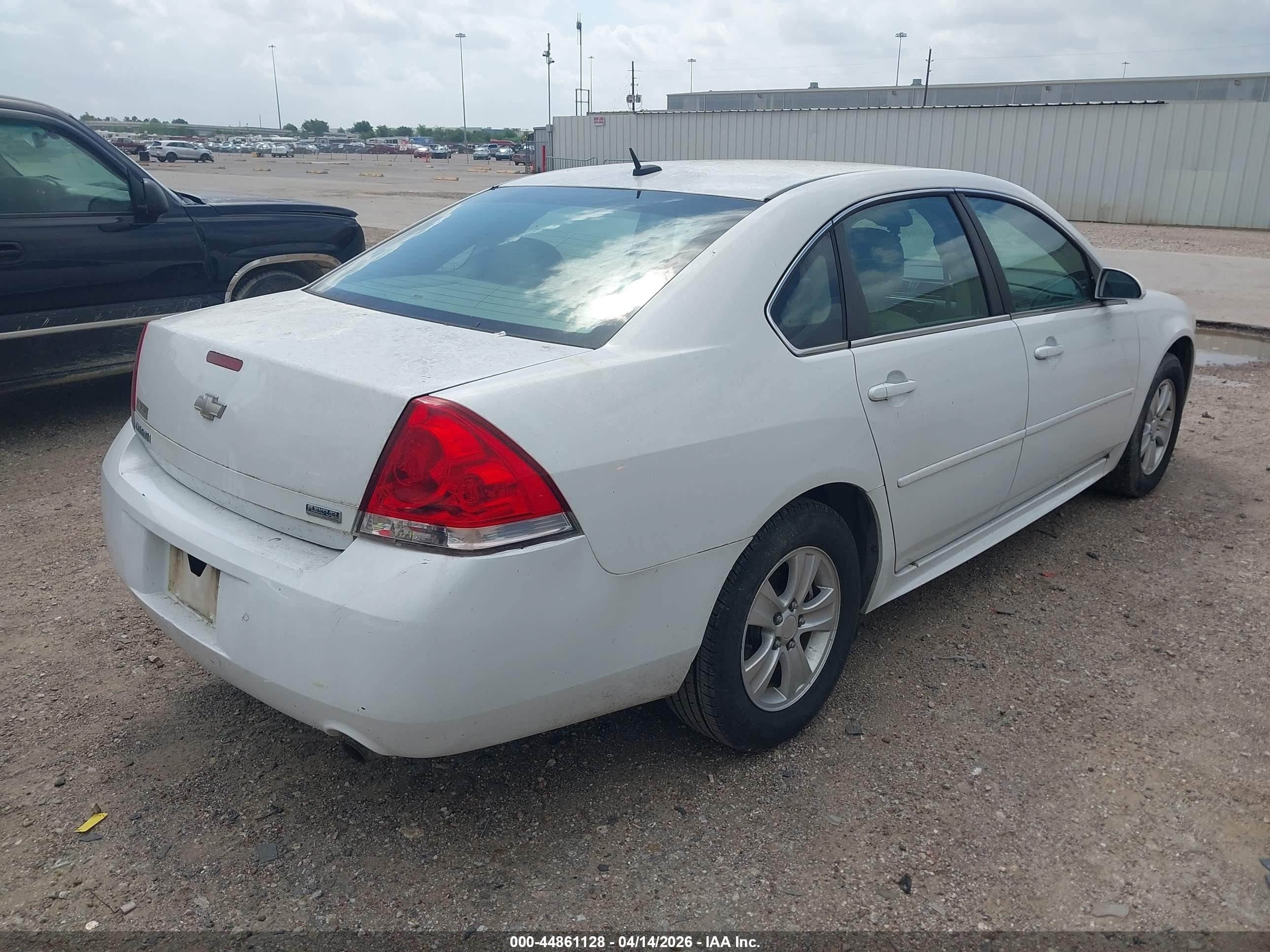 2013 Chevrolet Impala Ls White vin: 2G1WA5E36D1119276