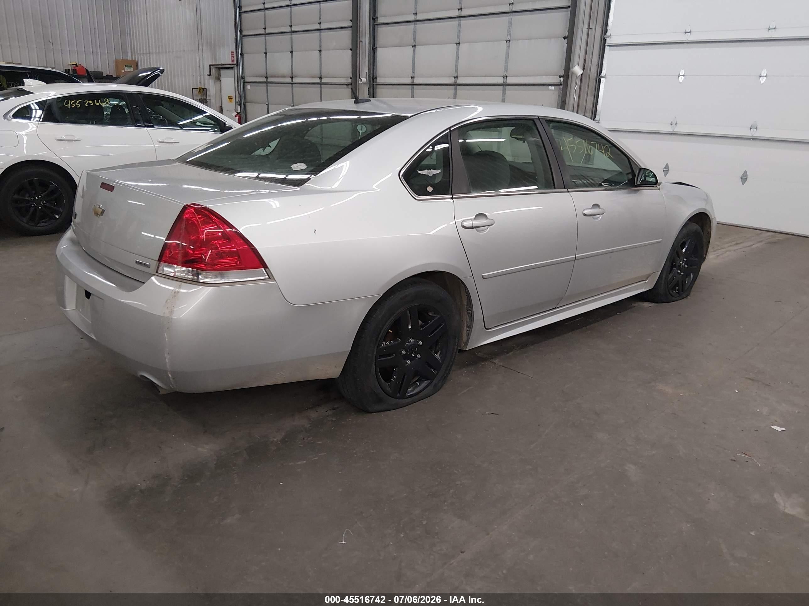2014 Chevrolet Impala Limited Ls Silver vin: 2G1WA5E36E1130506