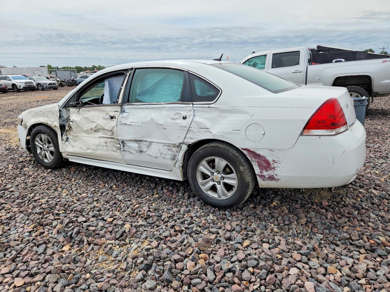 2014 Chevrolet Impala Limited Ls White vin: 2G1WA5E36E1167068