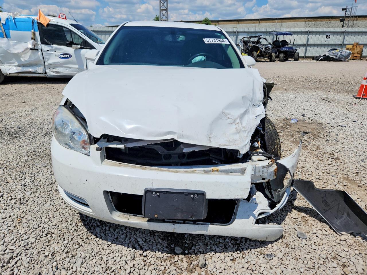 2014 Chevrolet Impala Limited Ls White vin: 2G1WA5E36E1186235