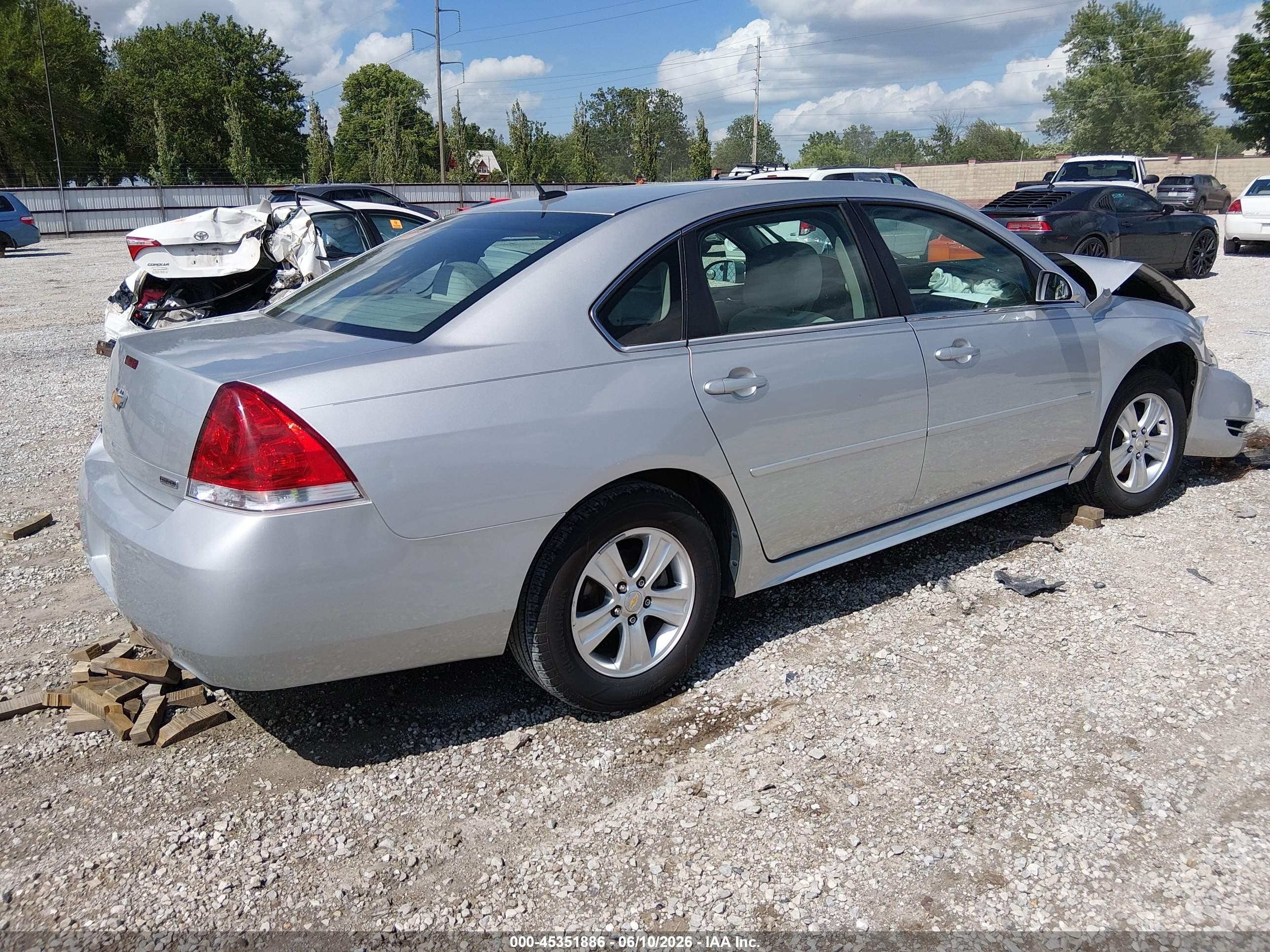 2015 Chevrolet Impala Limited Ls Silver vin: 2G1WA5E36F1107101