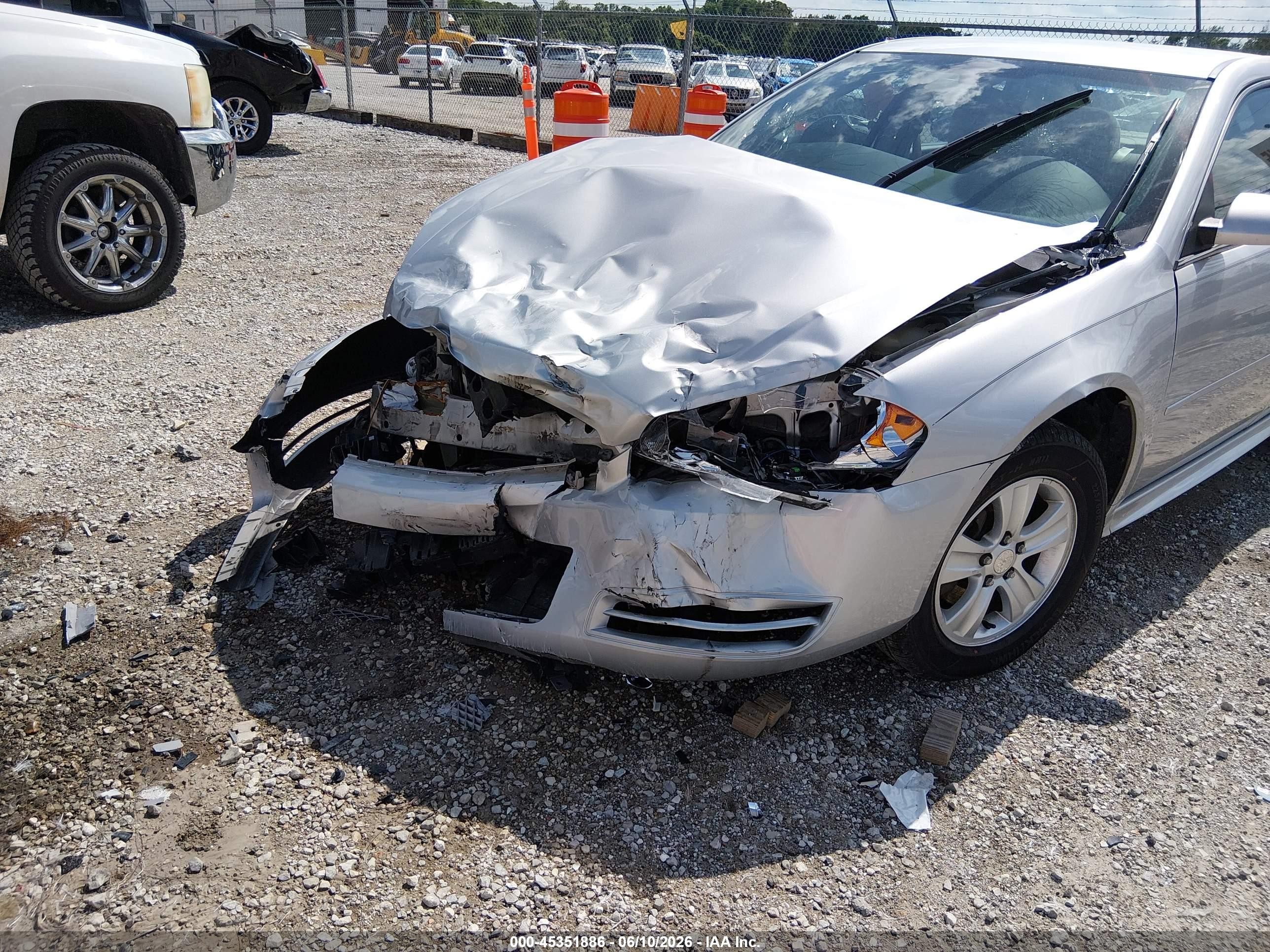 2015 Chevrolet Impala Limited Ls Silver vin: 2G1WA5E36F1107101