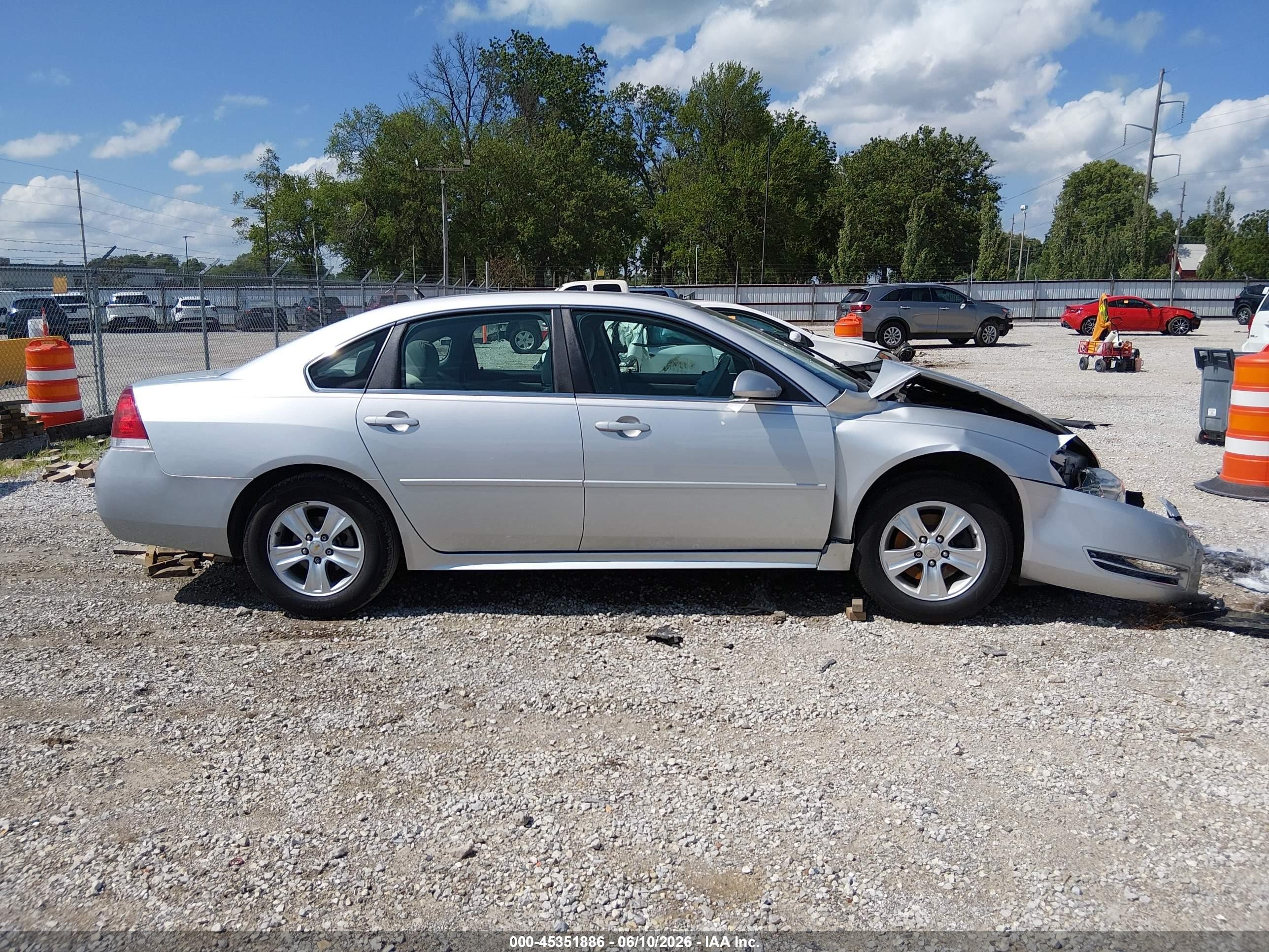 2015 Chevrolet Impala Limited Ls Silver vin: 2G1WA5E36F1107101