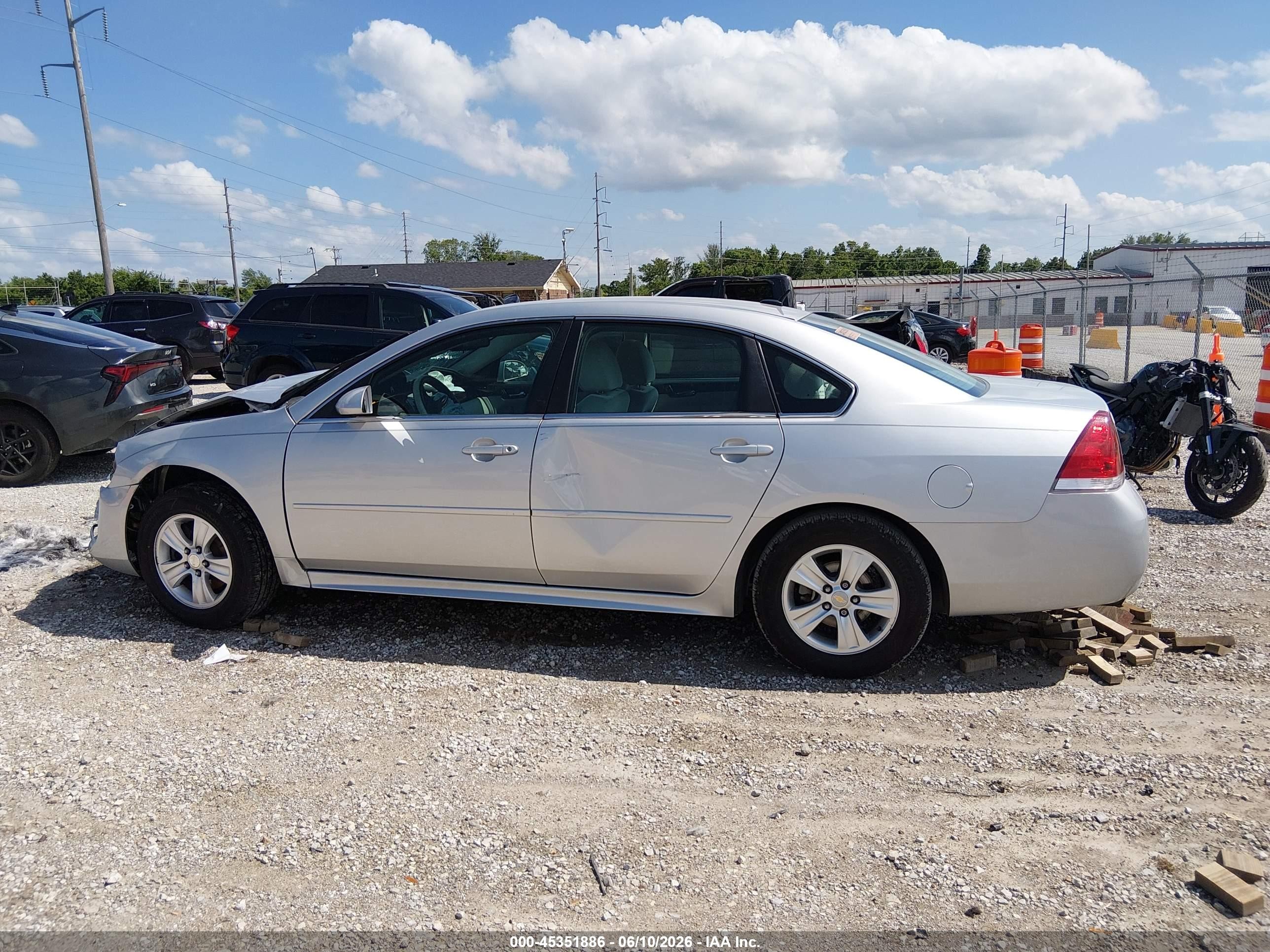2015 Chevrolet Impala Limited Ls Silver vin: 2G1WA5E36F1107101