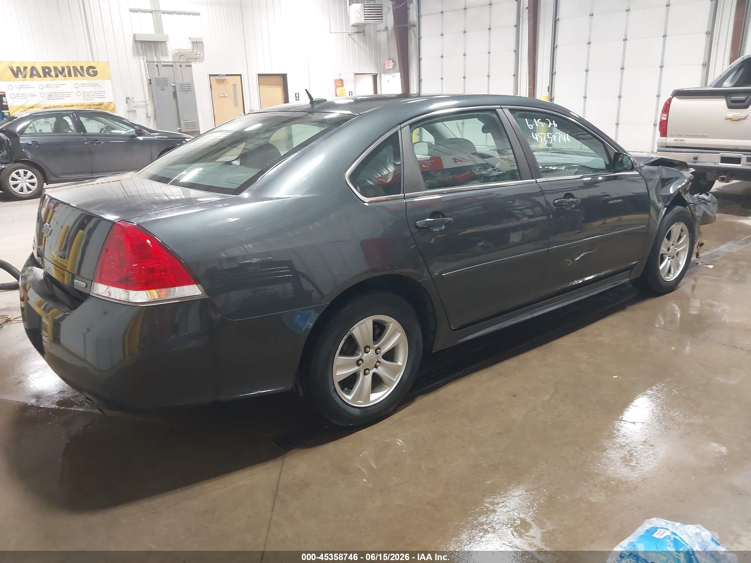 2015 Chevrolet Impala Limited Ls Black vin: 2G1WA5E36F1149199