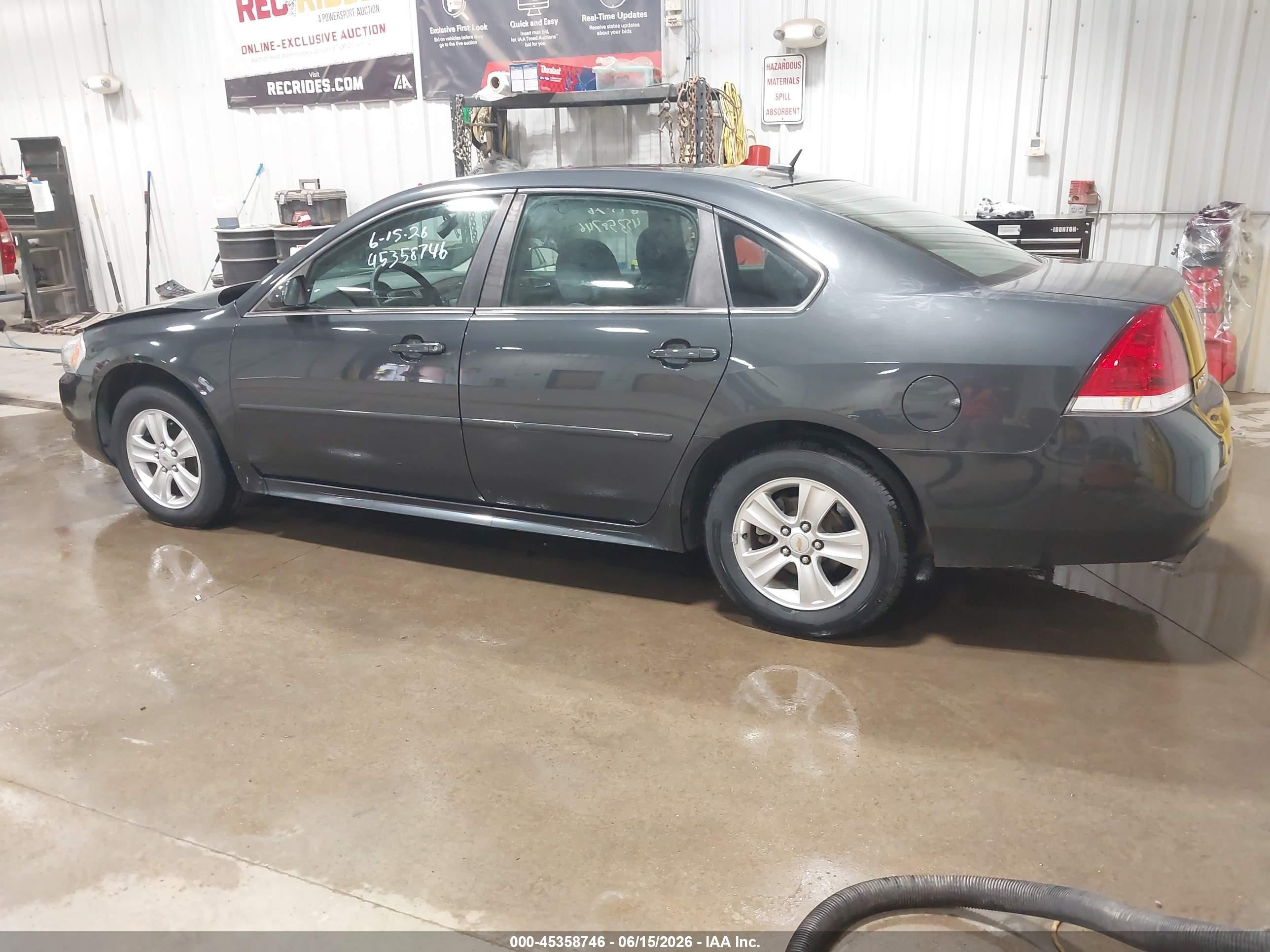 2015 Chevrolet Impala Limited Ls Black vin: 2G1WA5E36F1149199