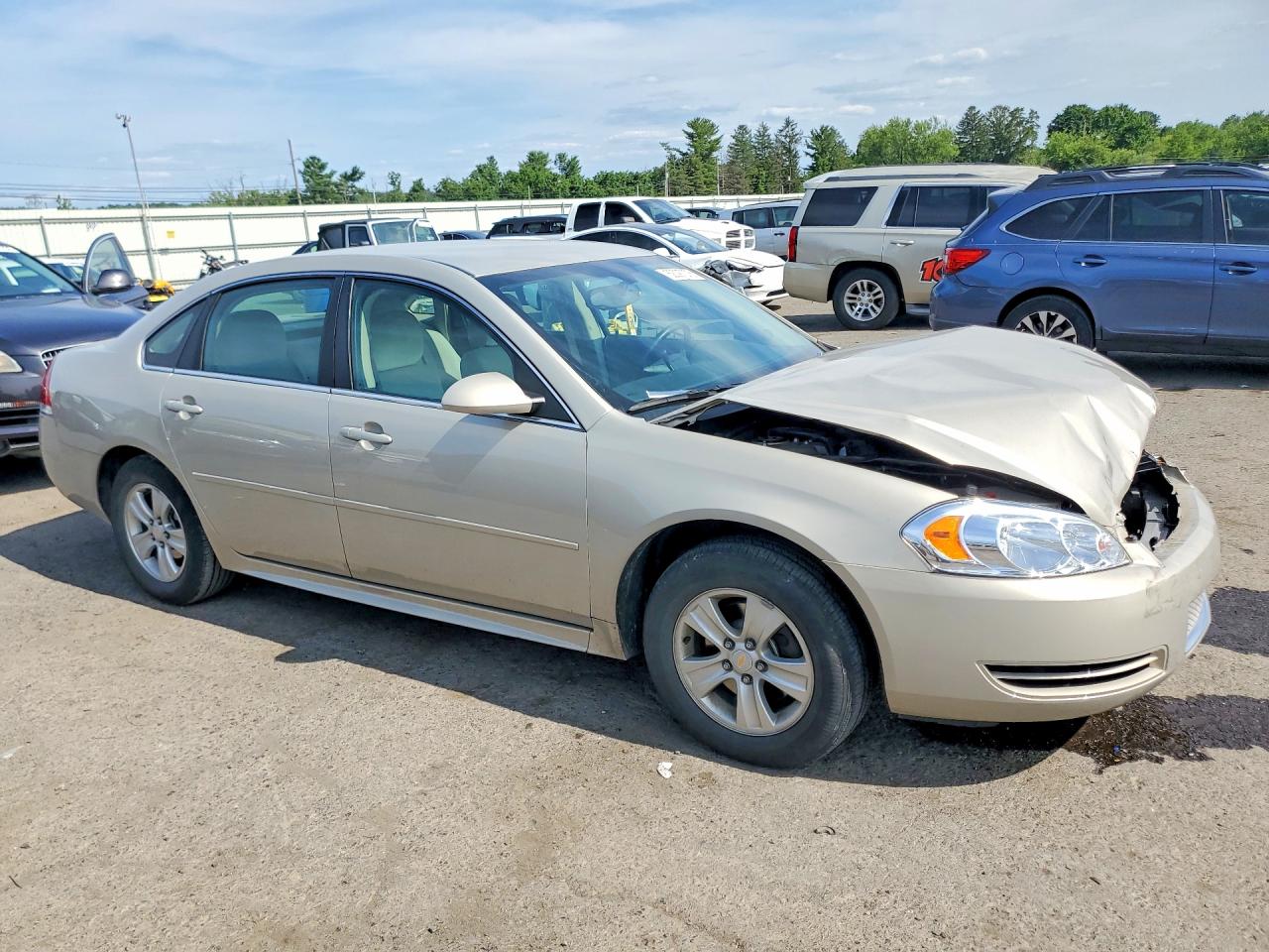 2012 Chevrolet Impala Ls Желто-коричневый vin: 2G1WA5E37C1180585