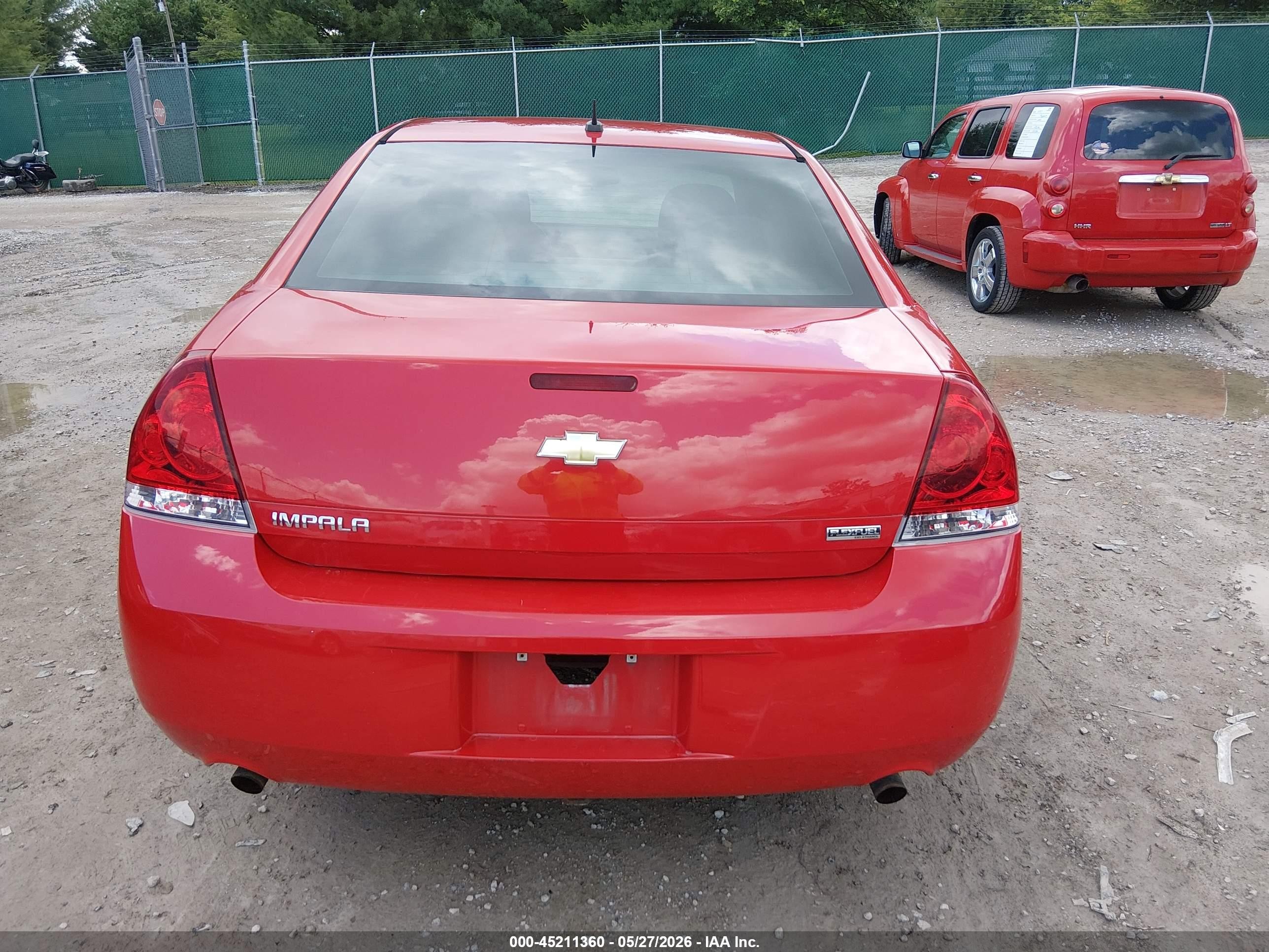2012 Chevrolet Impala Ls Red vin: 2G1WA5E37C1205226