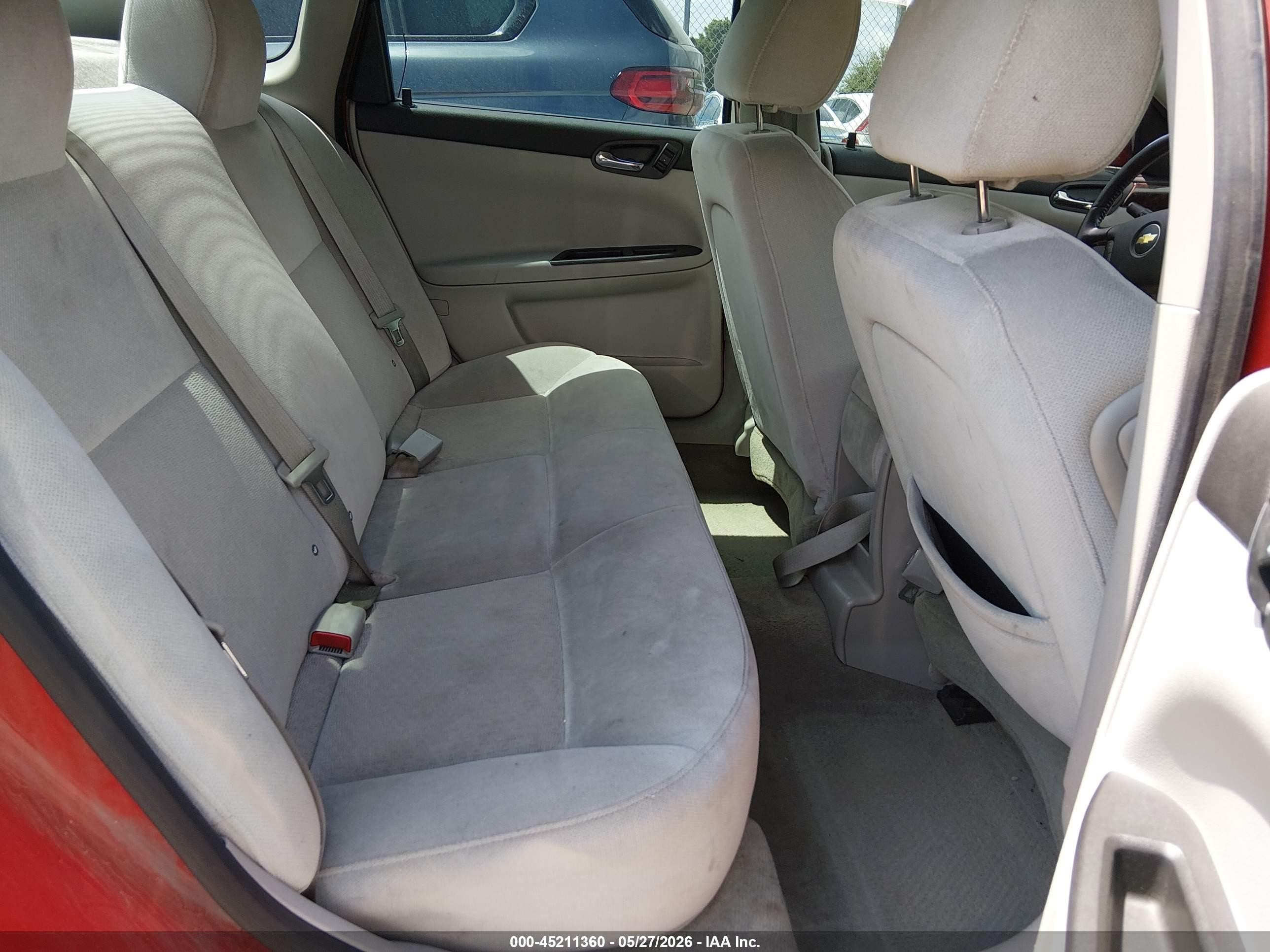 2012 Chevrolet Impala Ls Red vin: 2G1WA5E37C1205226