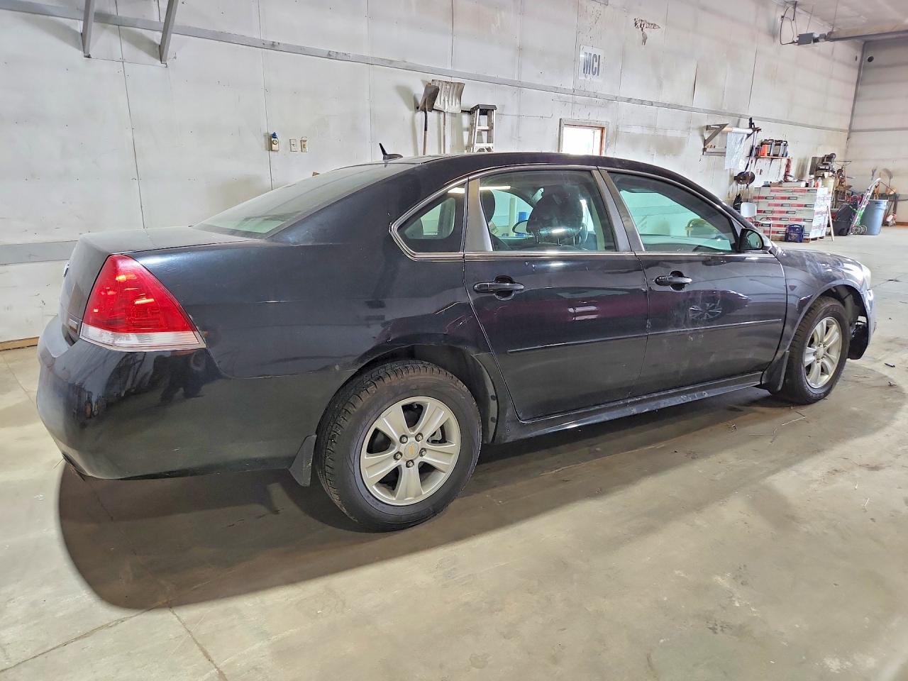 2013 Chevrolet Impala Ls Black vin: 2G1WA5E37D1197727