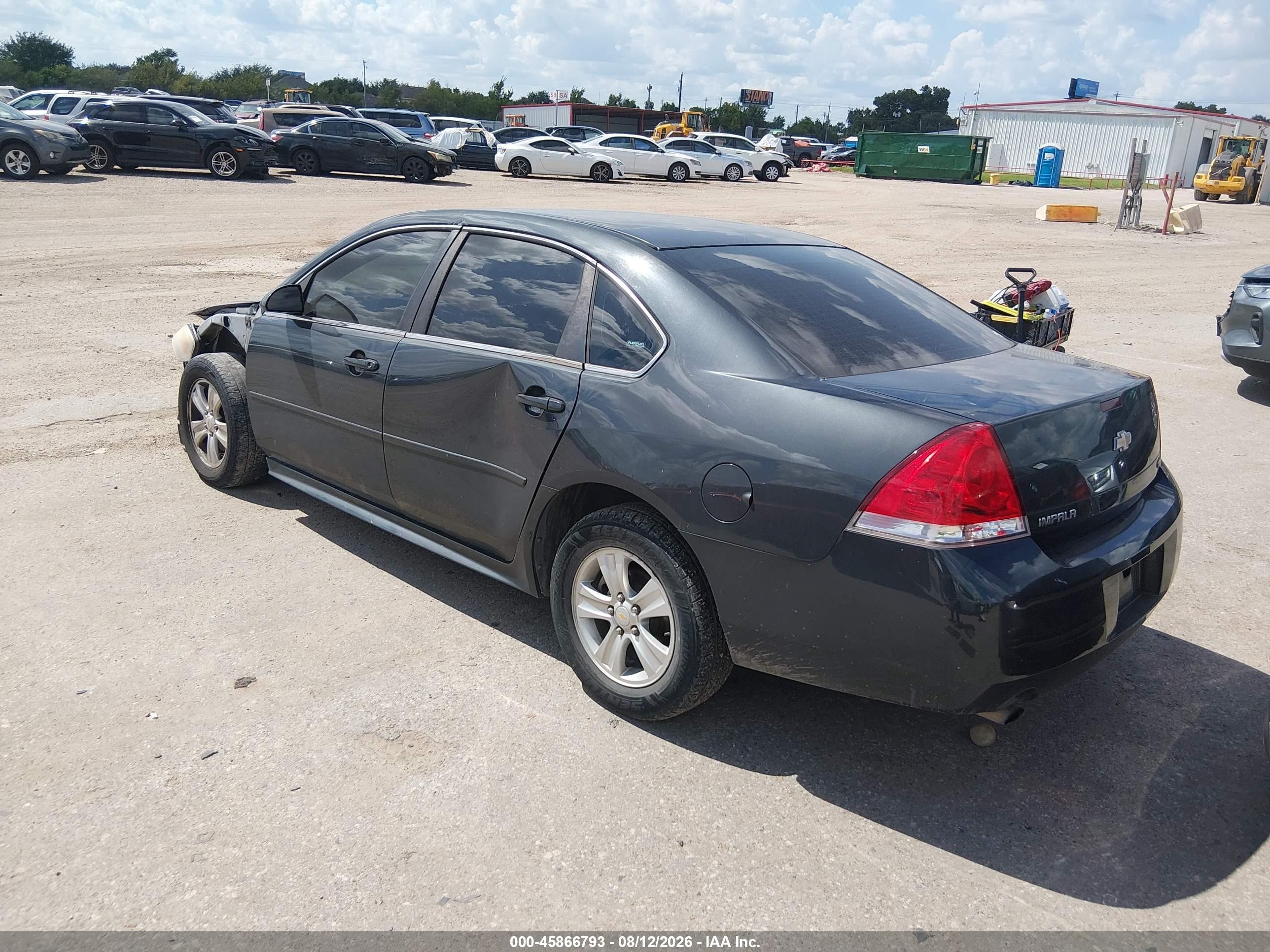 2014 Chevrolet Impala Limited Ls Серый vin: 2G1WA5E37E1169007