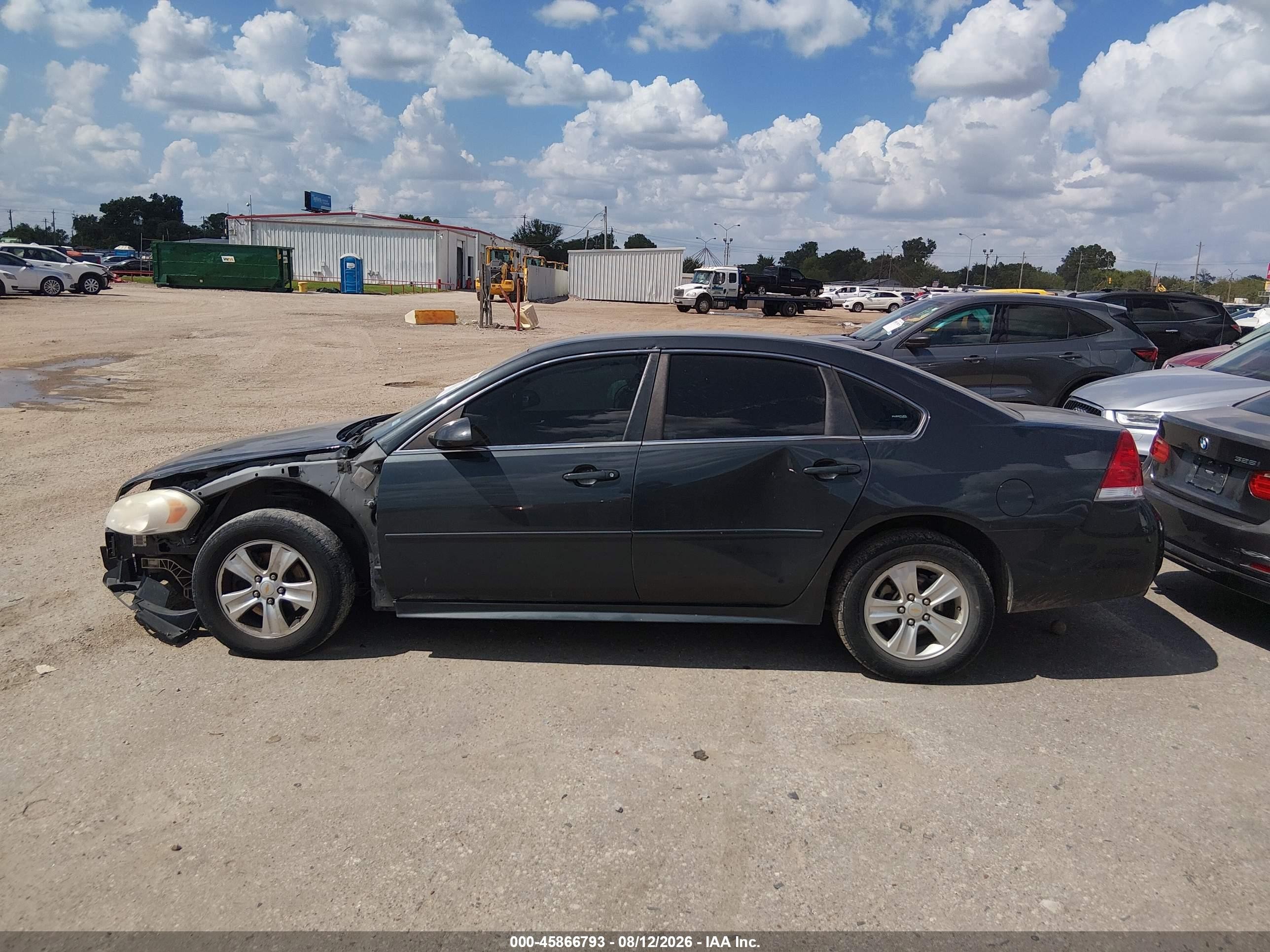 2014 Chevrolet Impala Limited Ls Серый vin: 2G1WA5E37E1169007