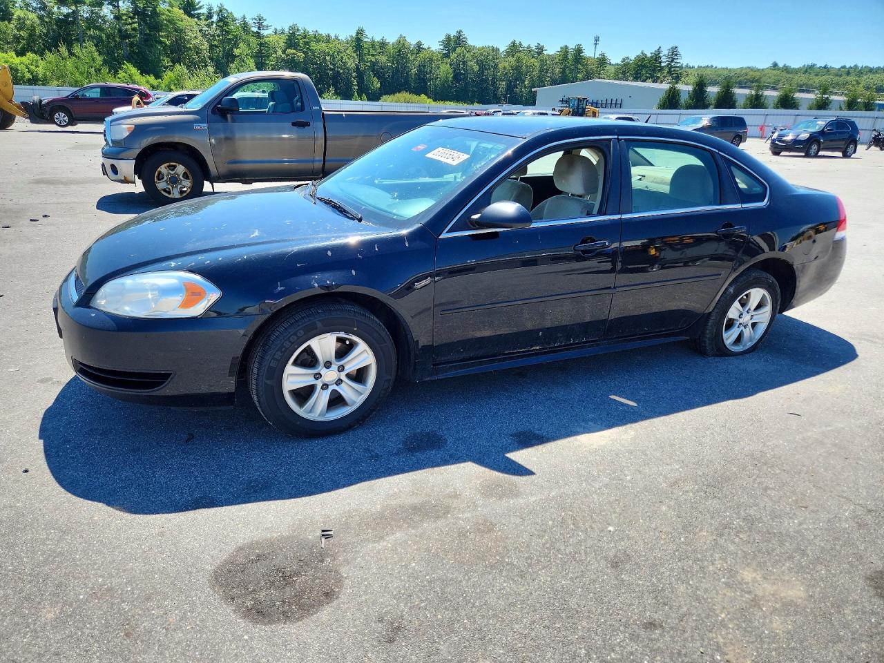 2014 Chevrolet Impala Black vin: 2G1WA5E37E1171453